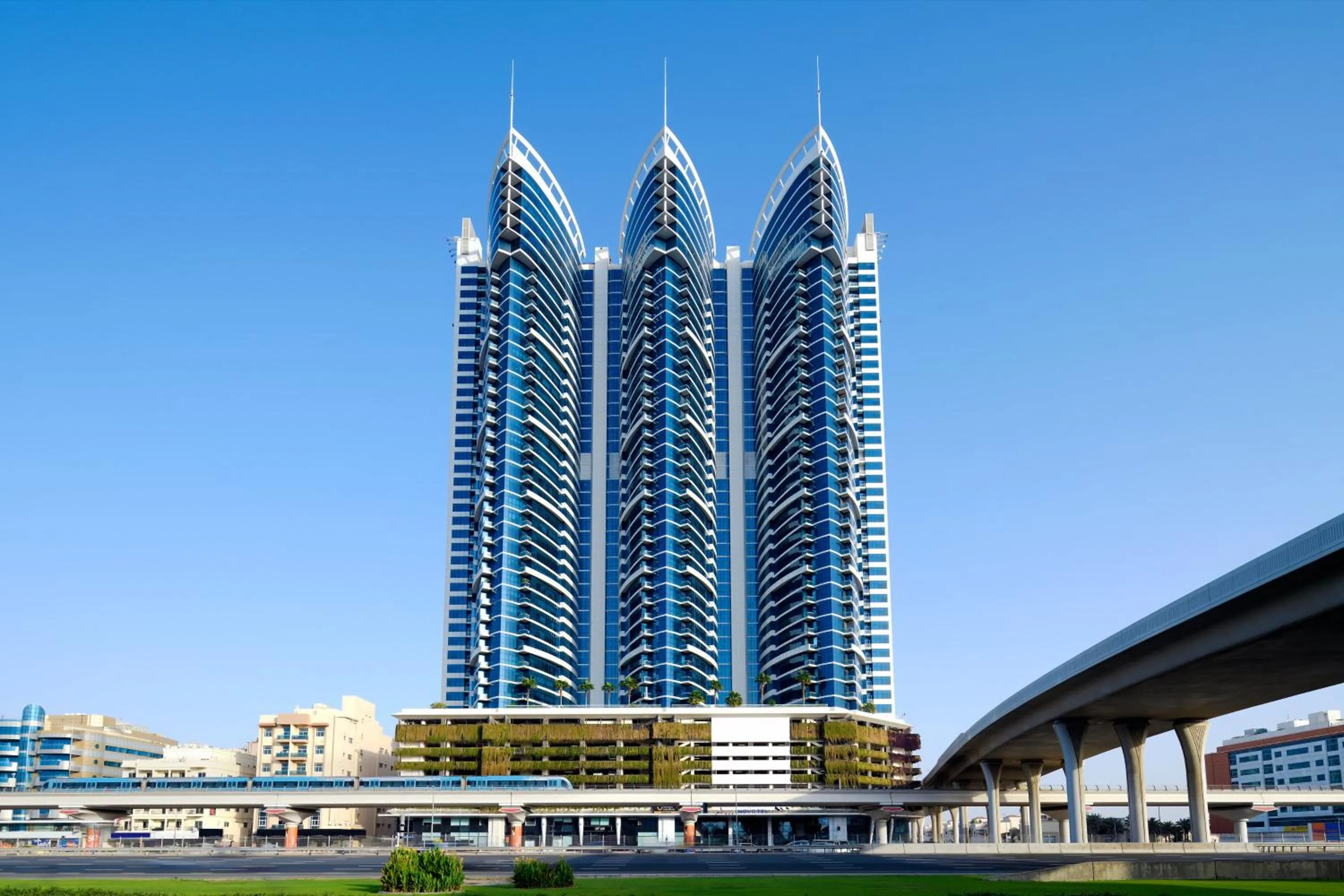 Property building in Novotel Dubai Al Barsha