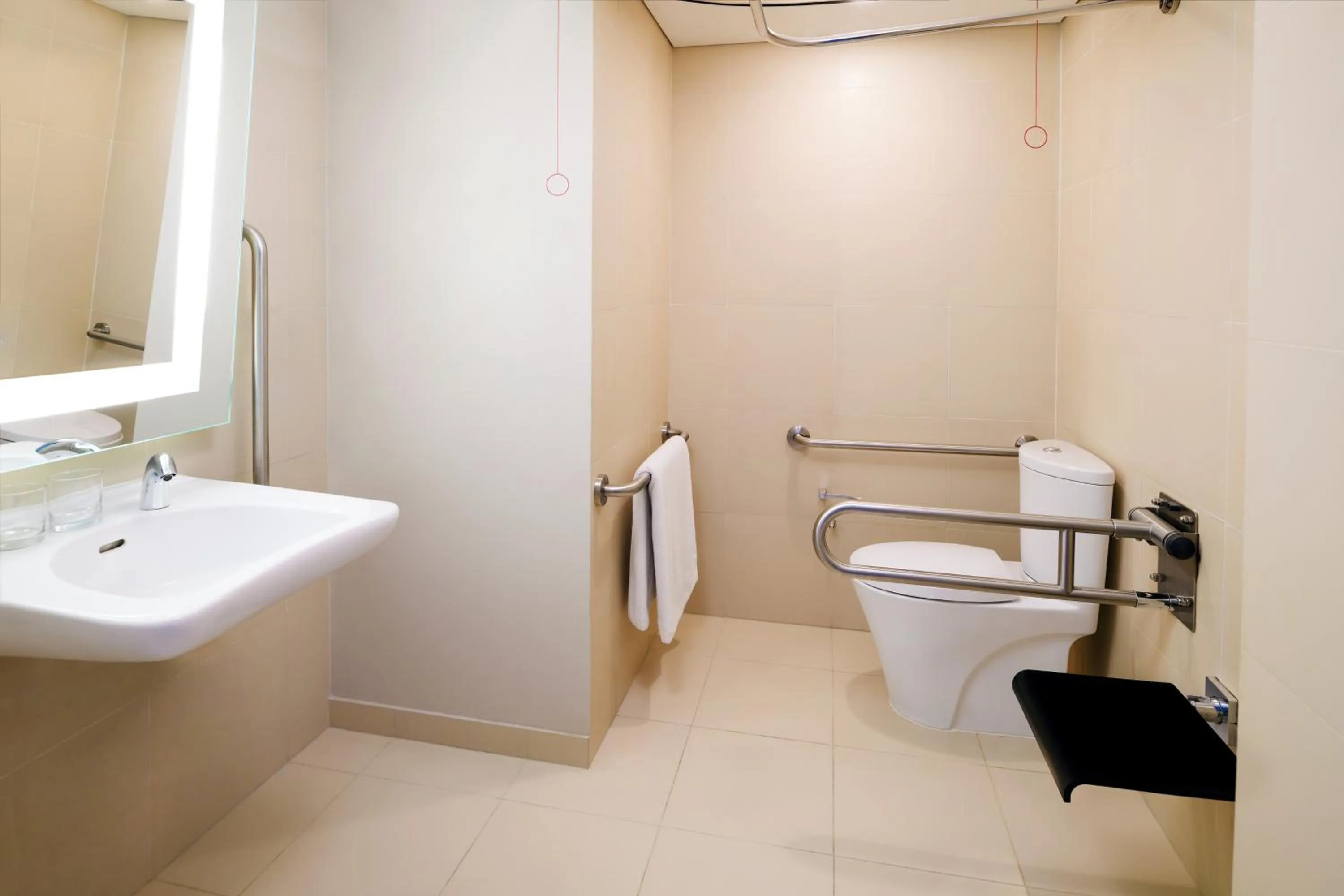 Toilet in Novotel Dubai Al Barsha