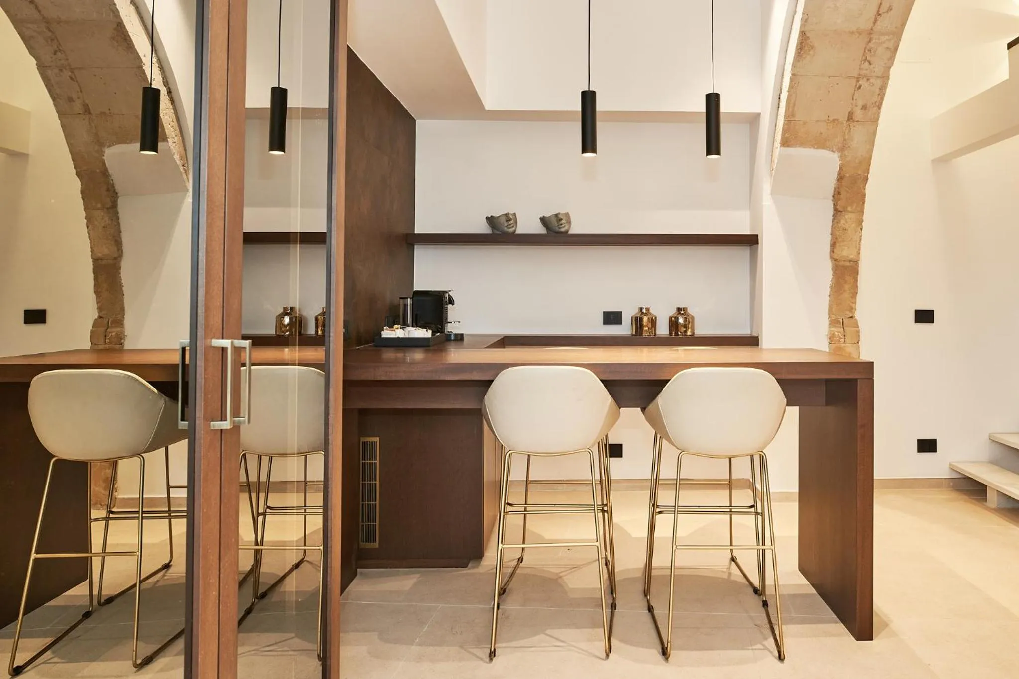 Seating area in Palazzo Salomone