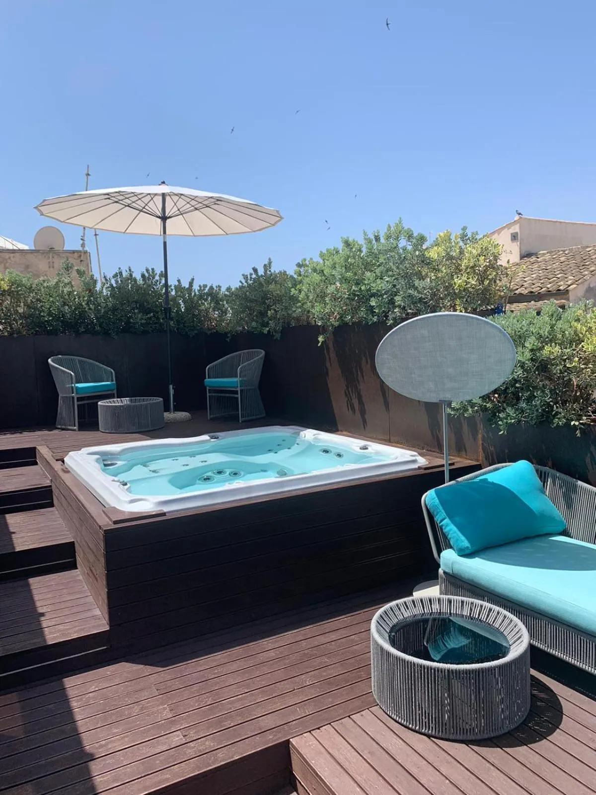 Hot Tub in Palazzo Salomone