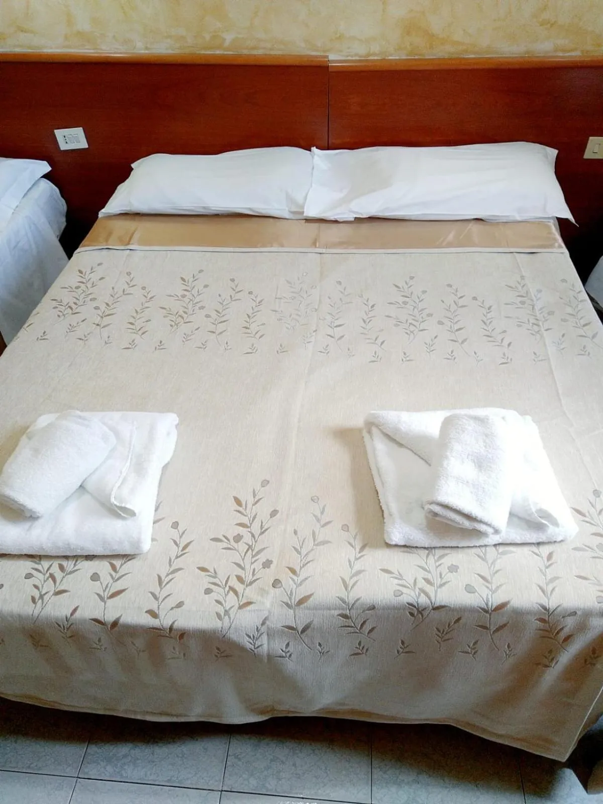 Bed in Hotel Ferrari