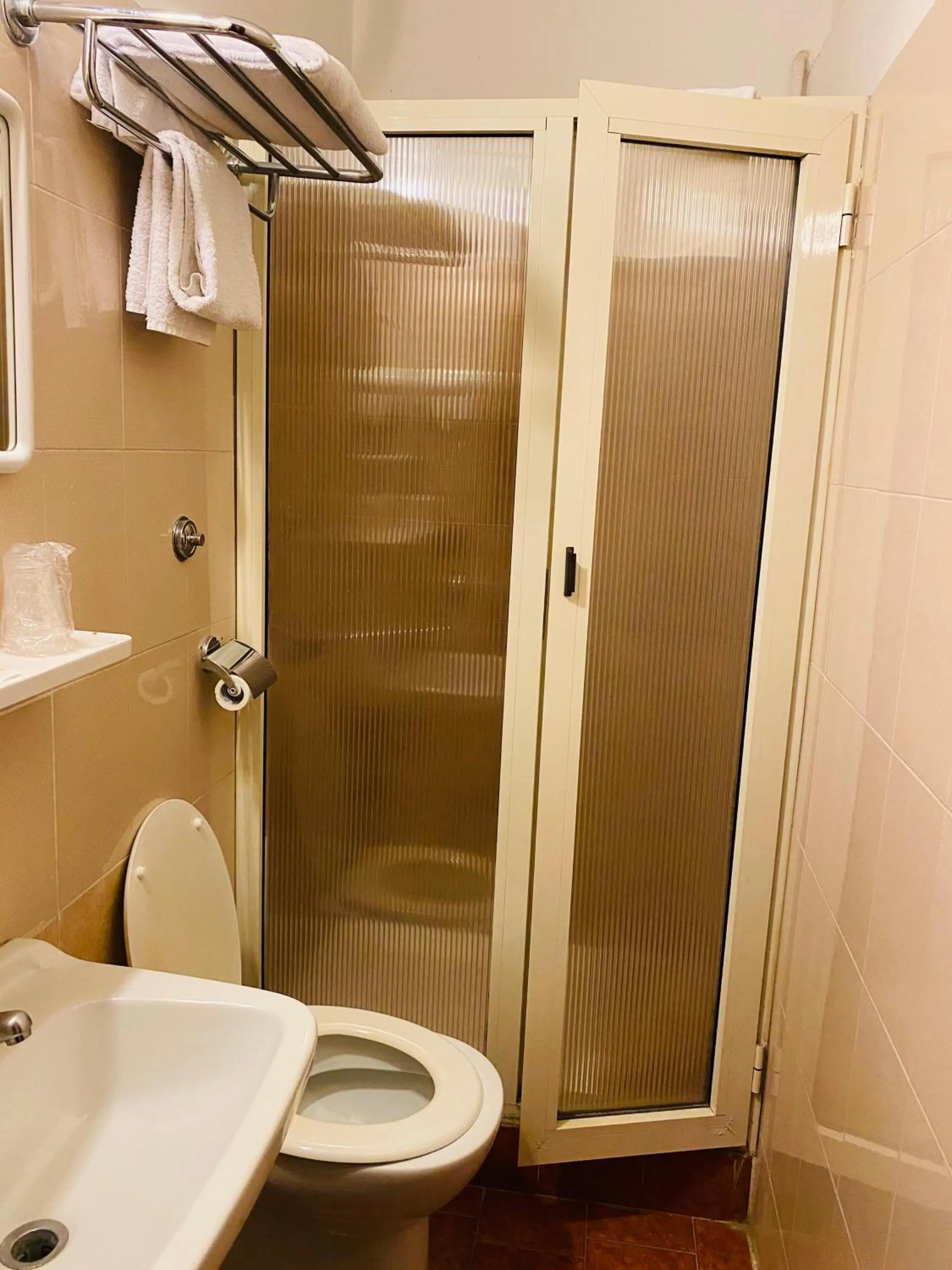 Bathroom in Hotel Ferrari