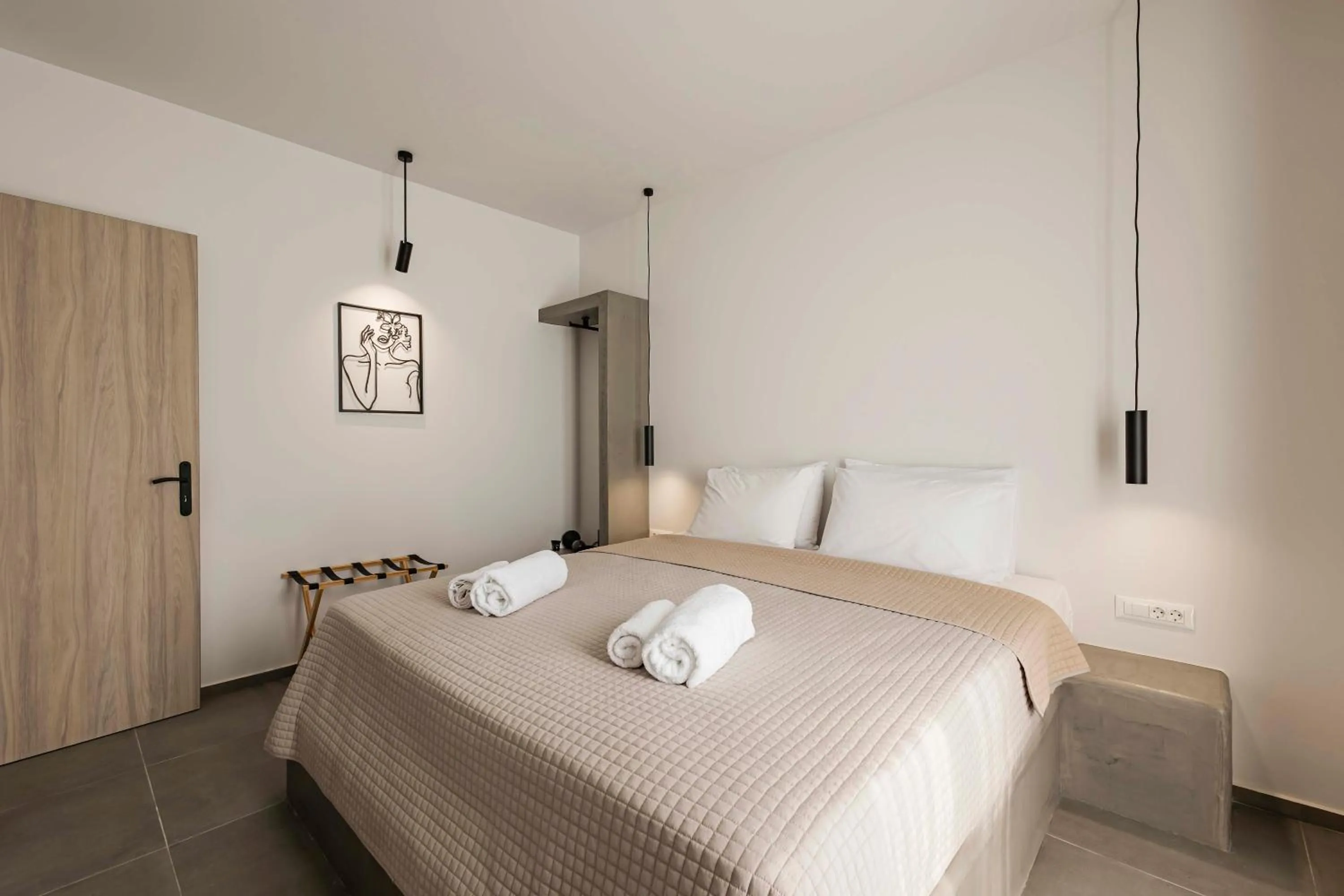 Bed in Kouros Exclusive Hotel & Suites - Adults Only