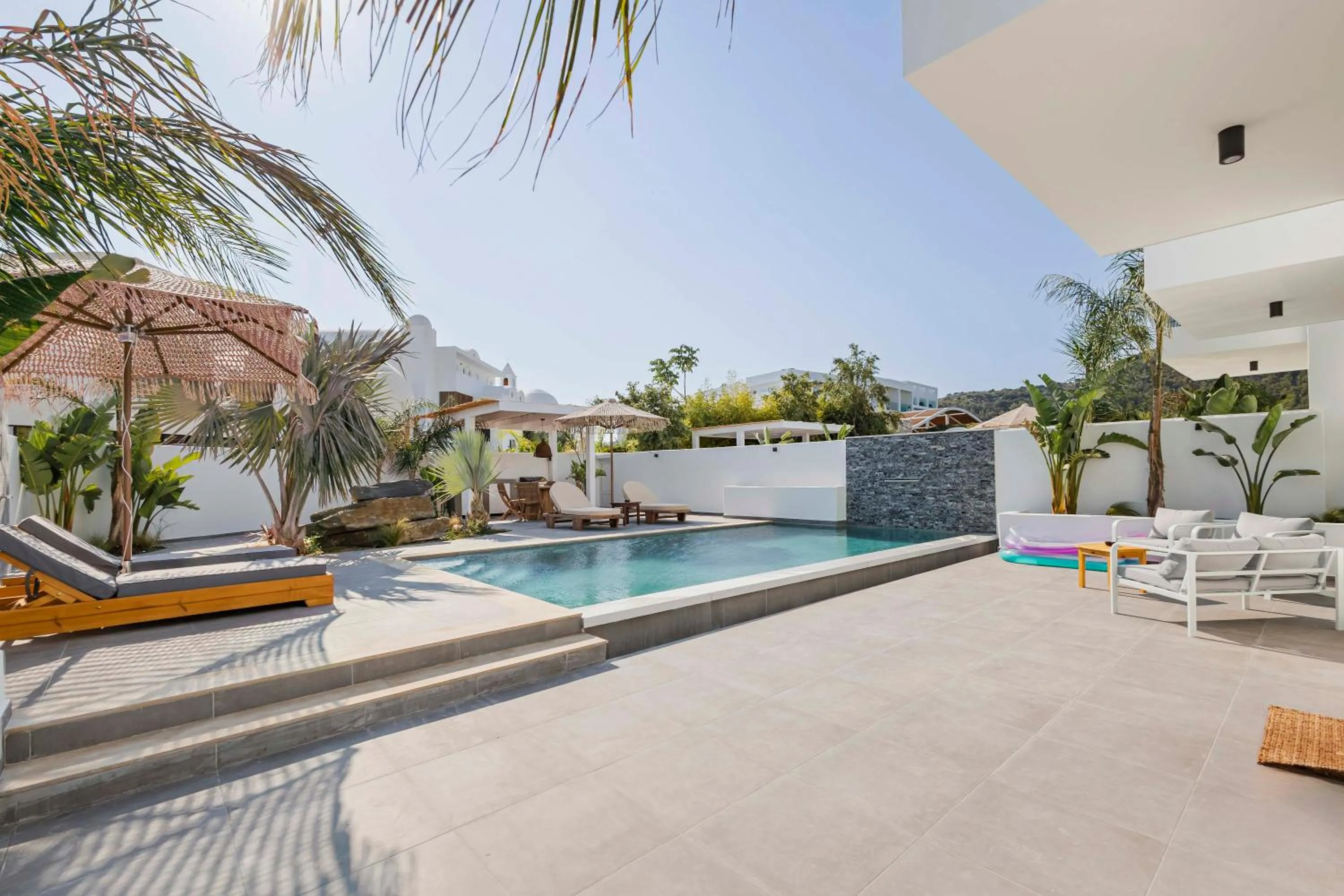 Patio in Kouros Exclusive Hotel & Suites - Adults Only