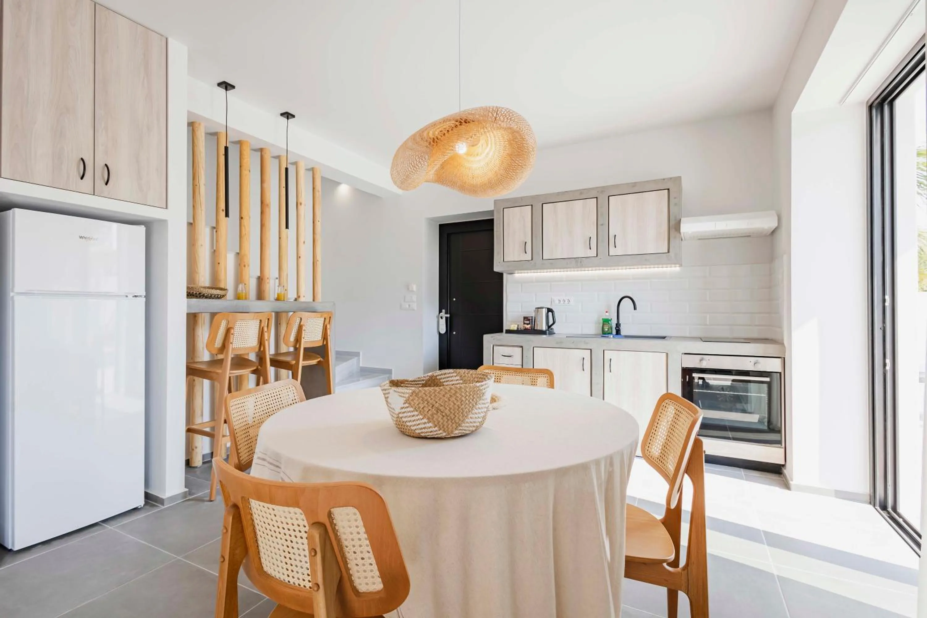 Kitchen or kitchenette in Kouros Exclusive Hotel & Suites - Adults Only