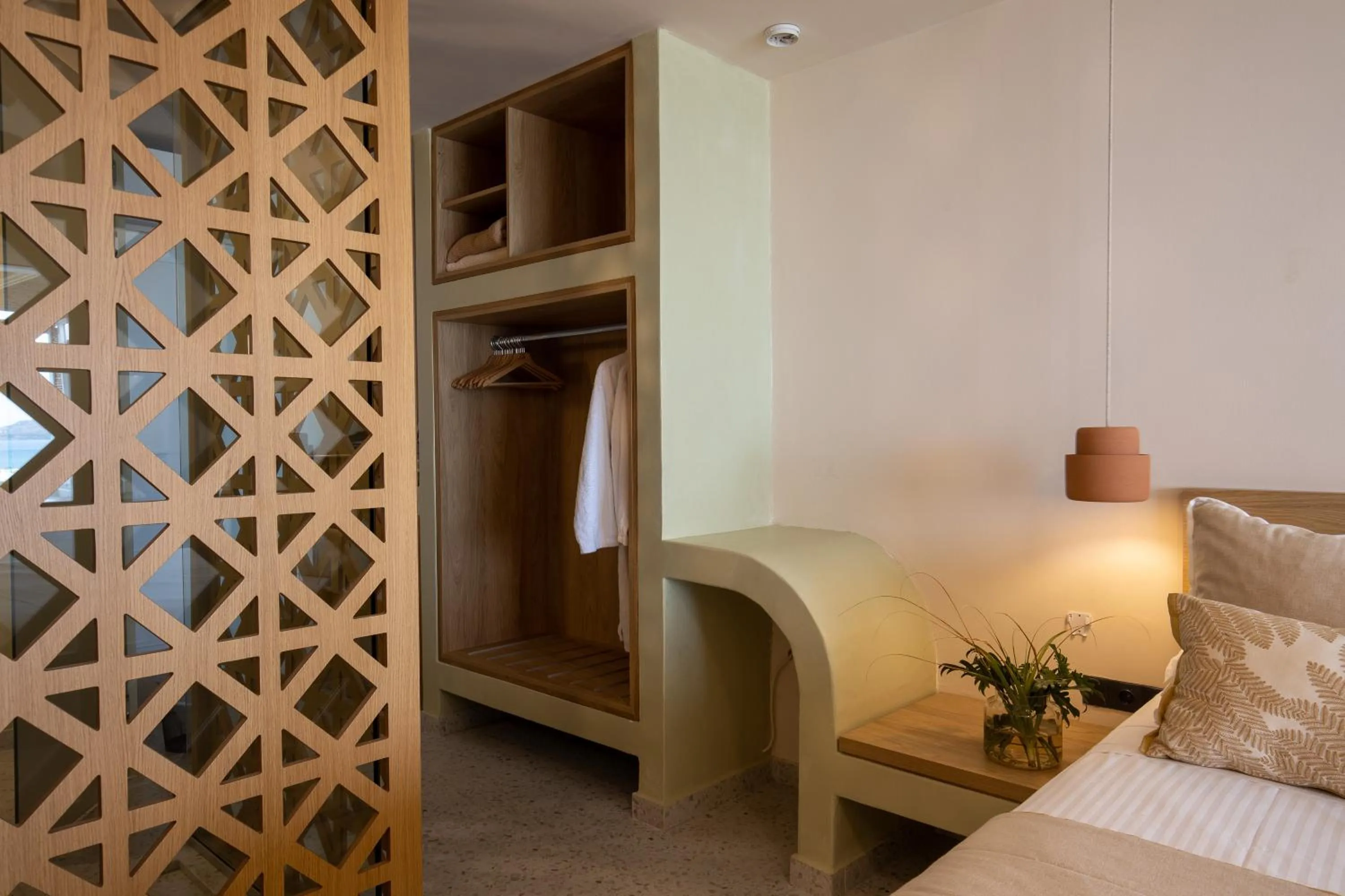 Decorative detail, Bed in Kouros Exclusive Hotel & Suites - Adults Only