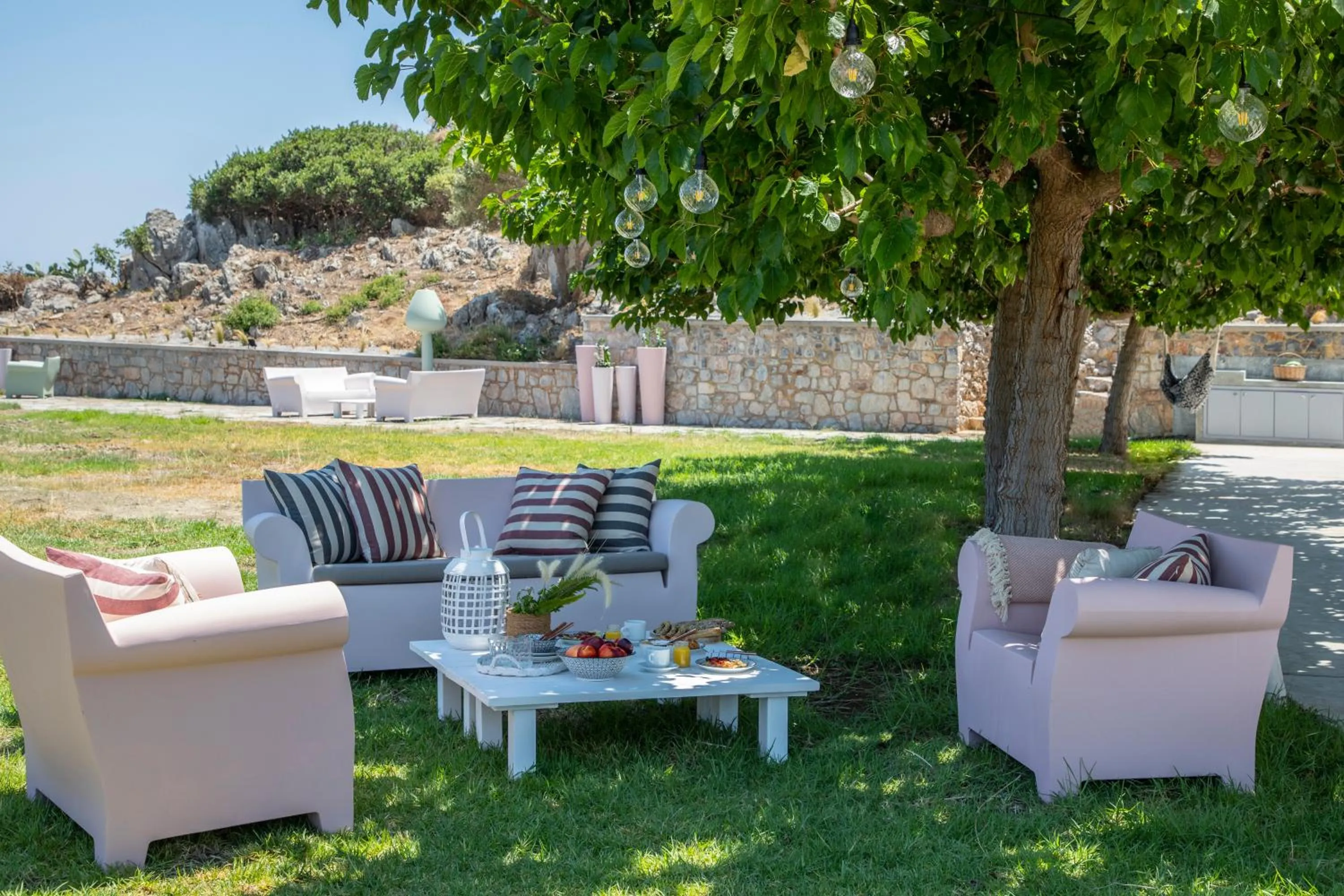 Patio in Kouros Exclusive Hotel & Suites - Adults Only