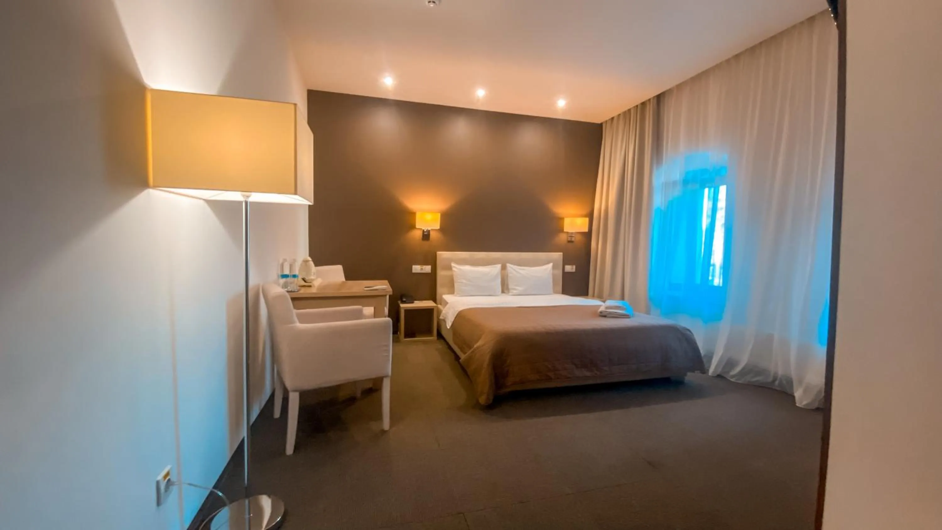 Bed in Hotel Voskresensky