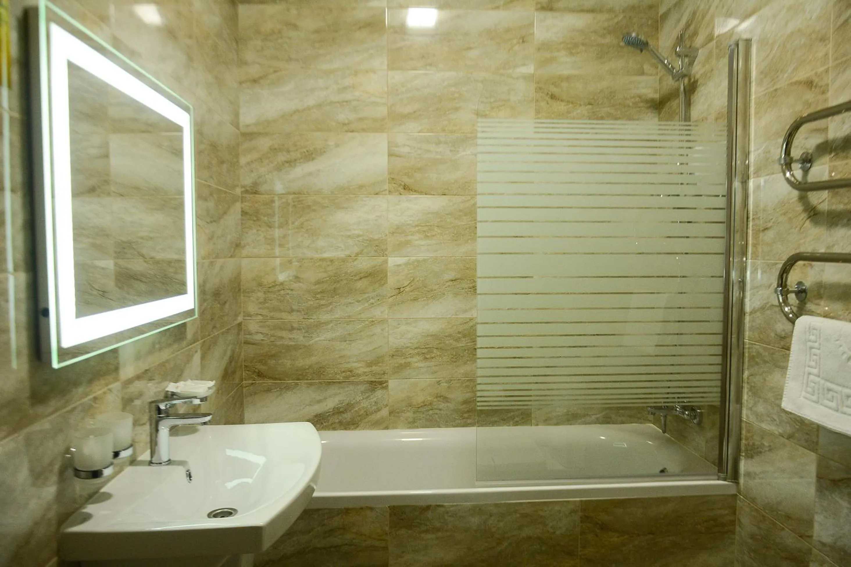 Bathroom in Hotel Voskresensky