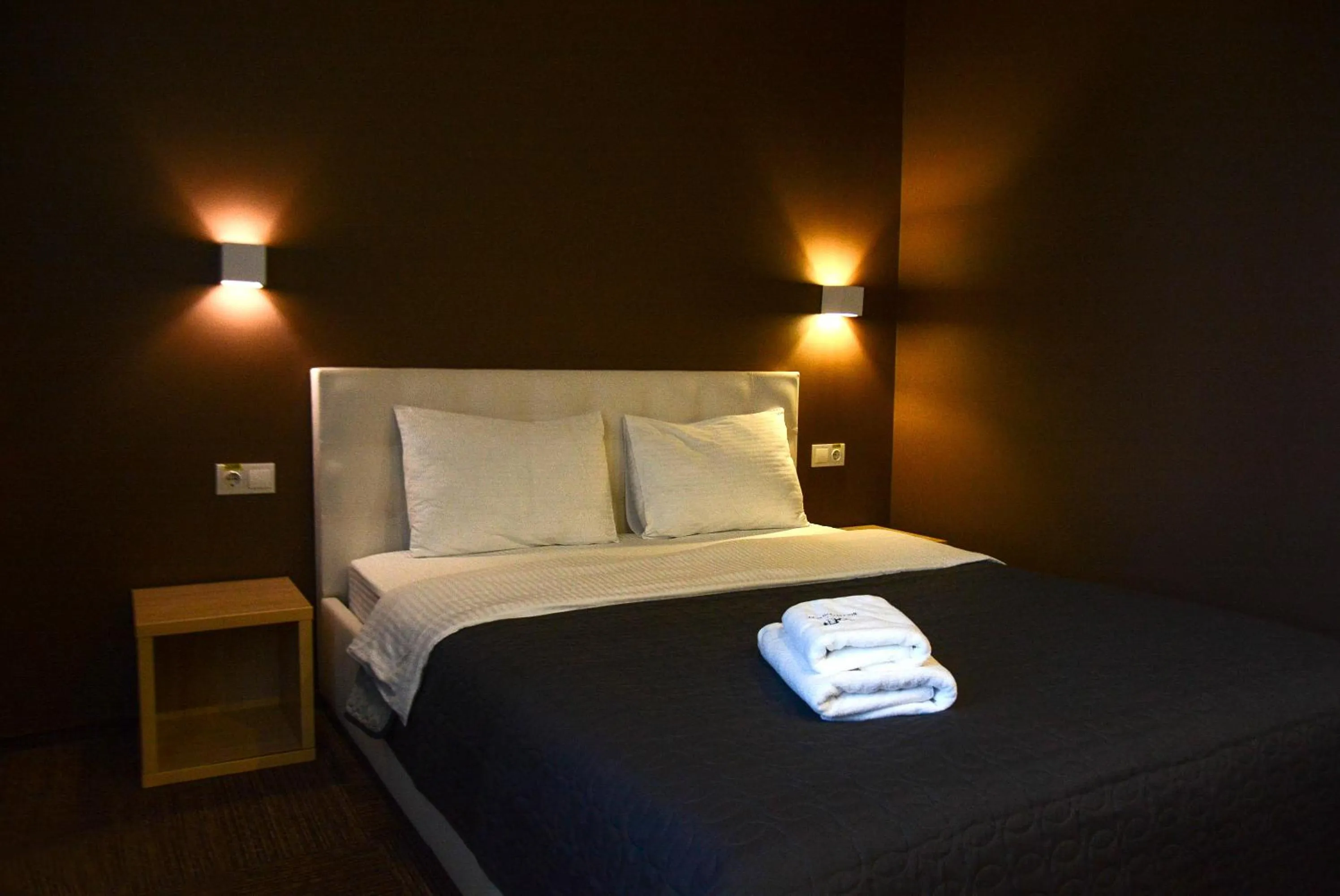 Bed in Hotel Voskresensky