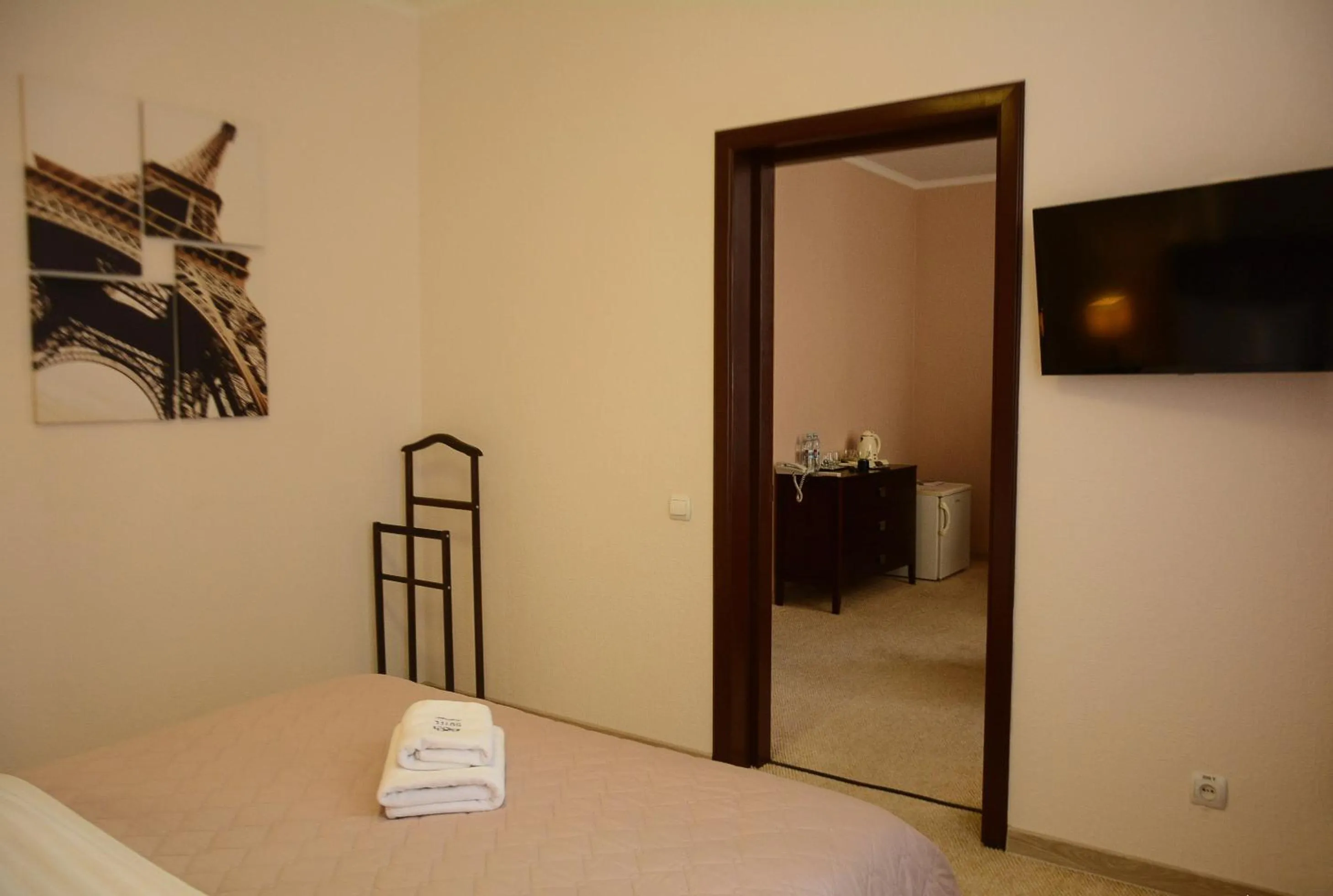 Bed in Hotel Voskresensky