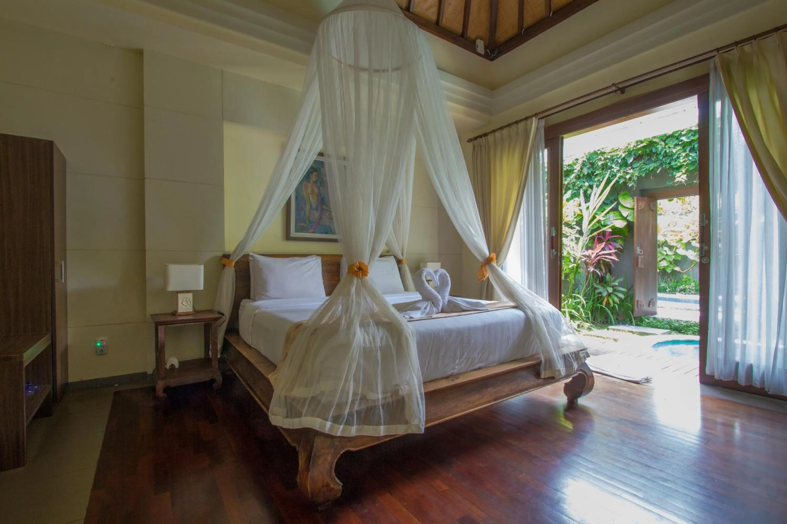 Bedroom, Bed in Ladera Villa Ubud