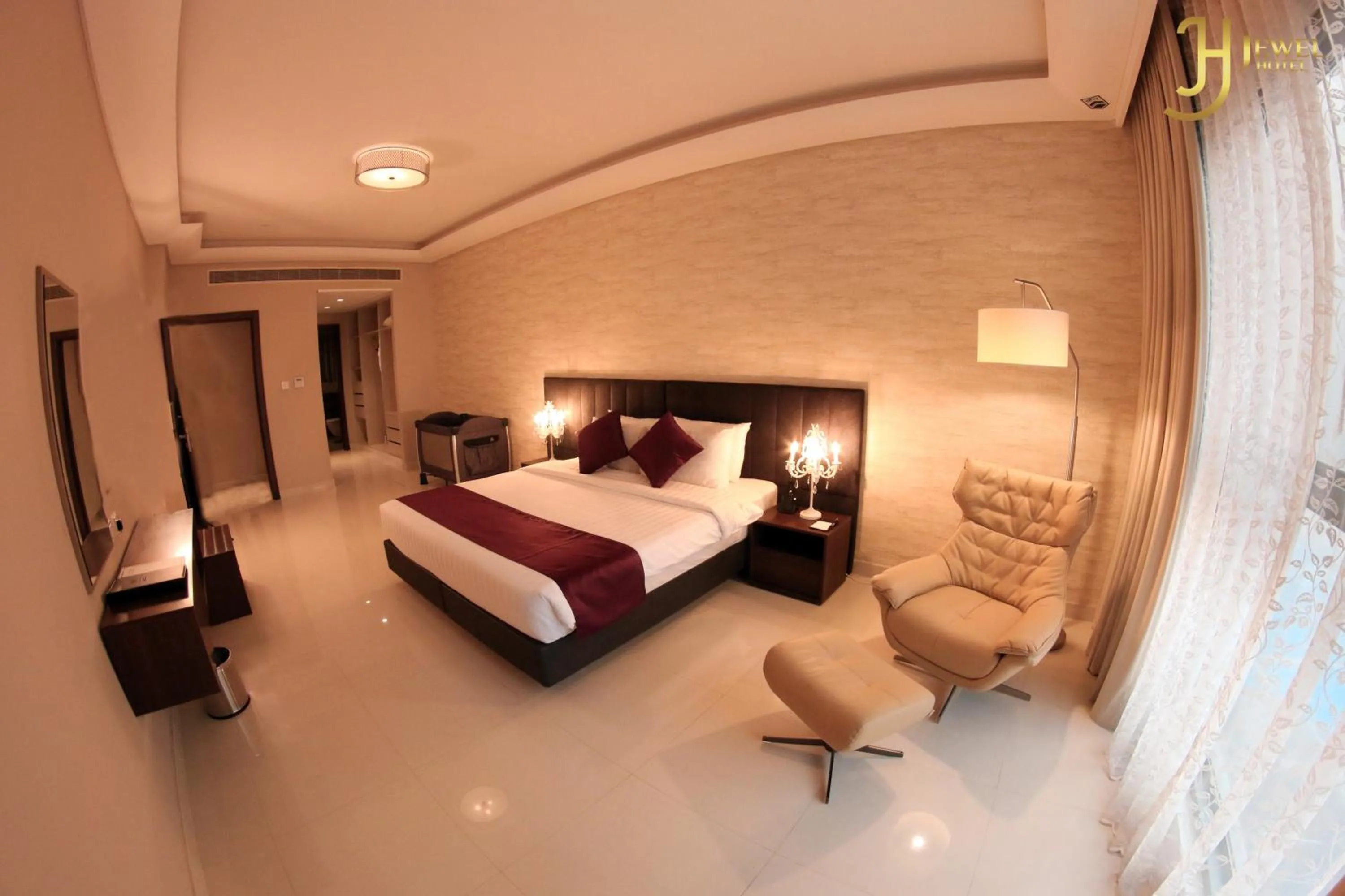 Bed in Sunday Luxury Downtown Adliya Formerly Jewel Hotel