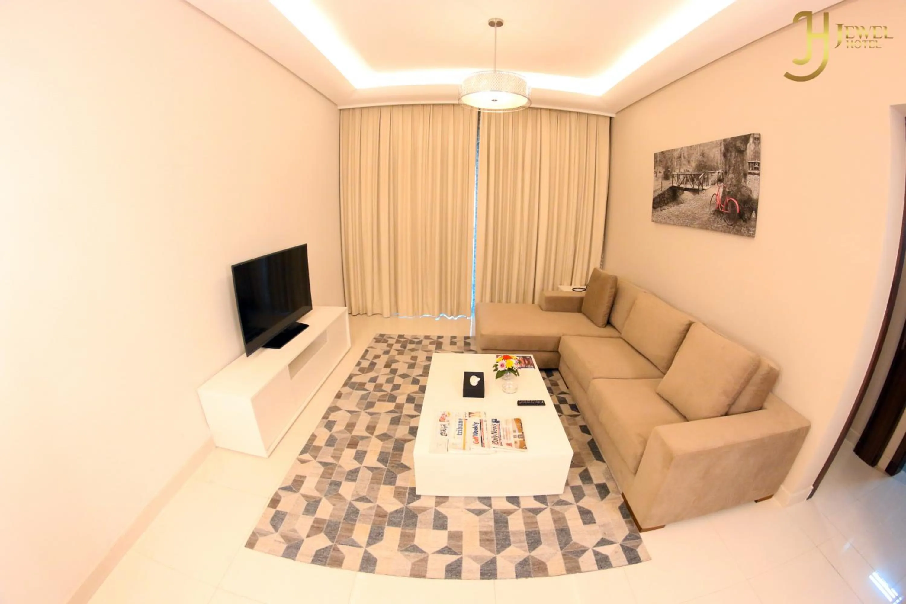 Living room in Sunday Luxury Downtown Adliya Formerly Jewel Hotel