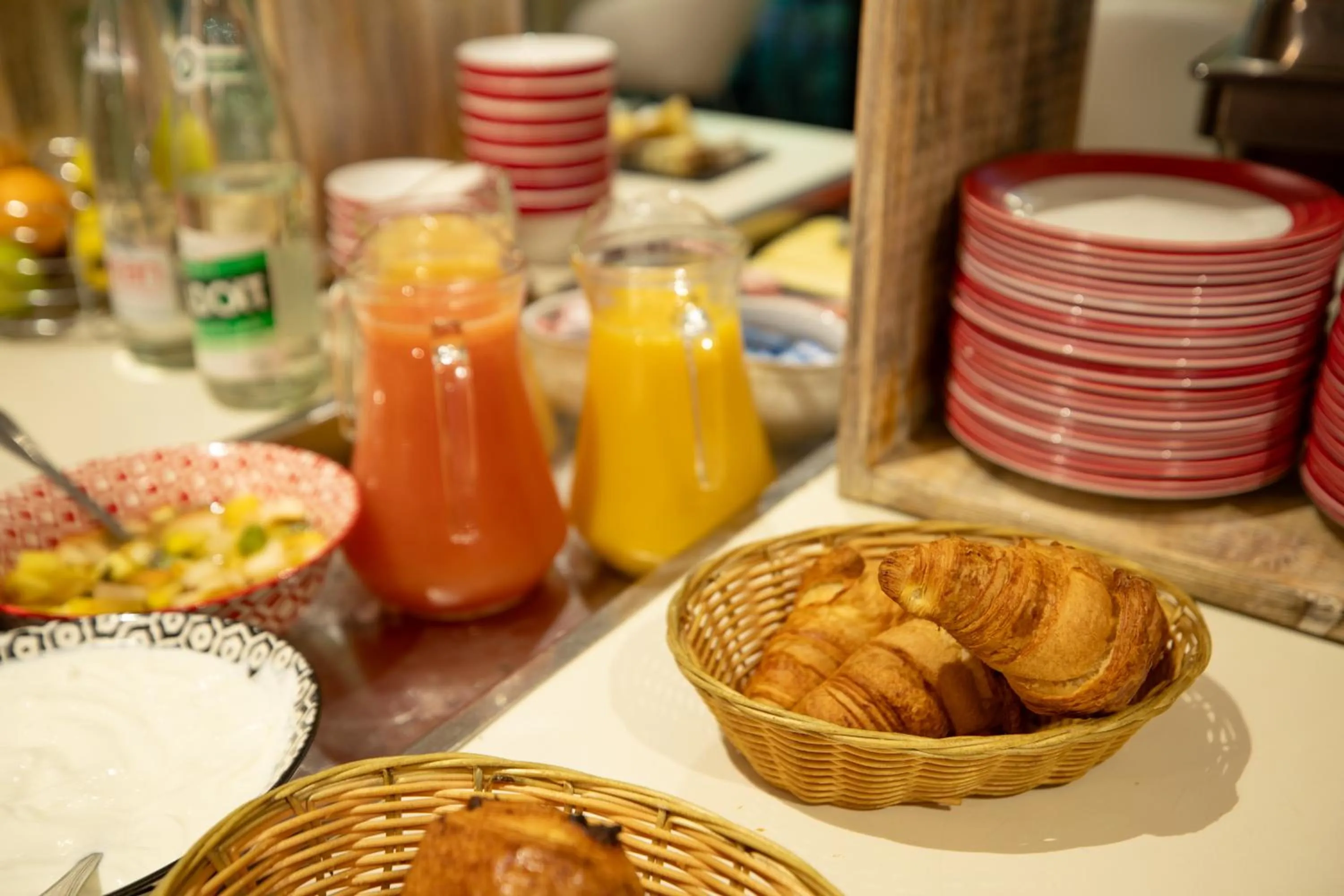 Breakfast in Logis Hôtel du Haut-Bugey