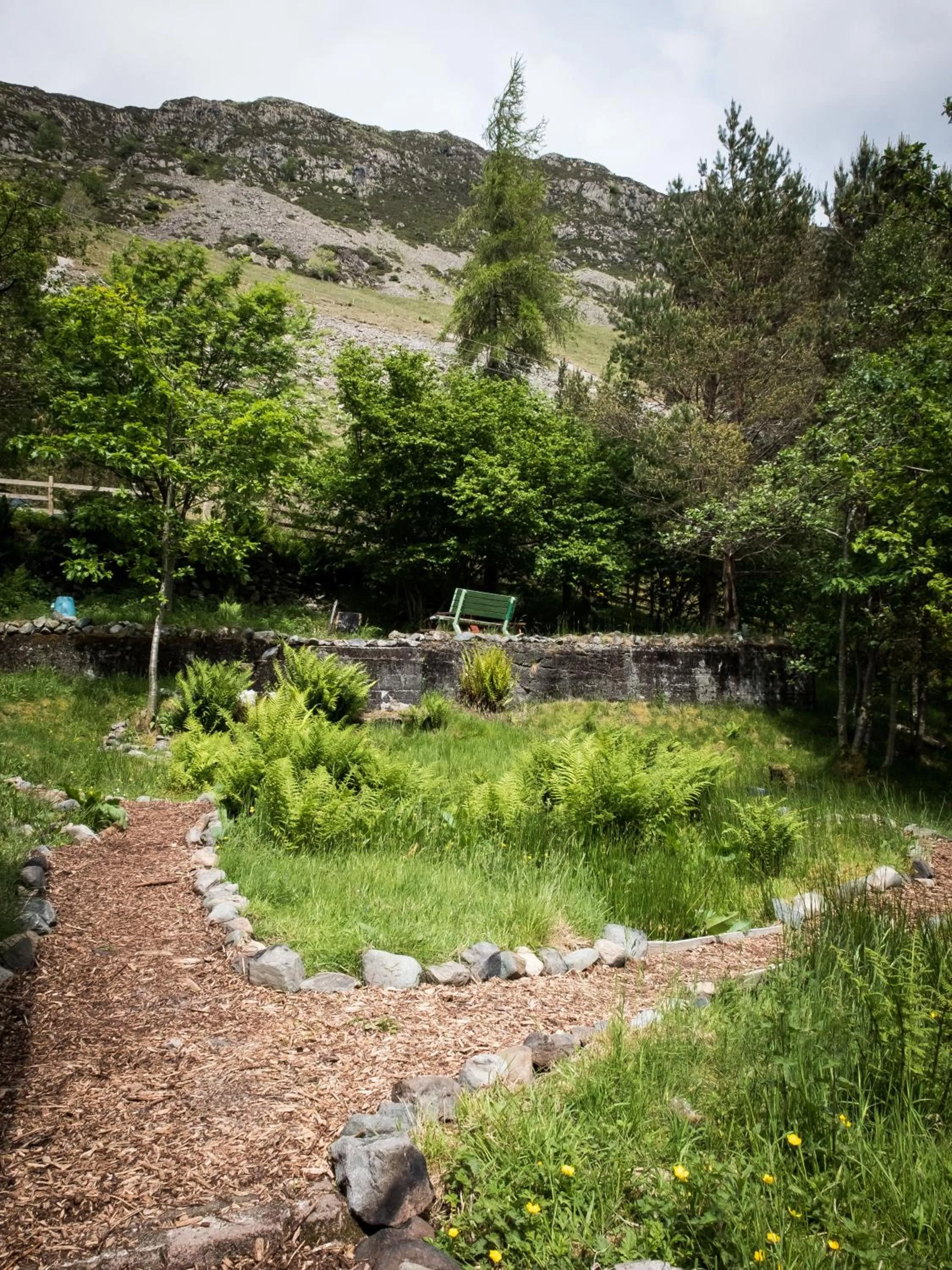 Garden view in YHA Helvellyn