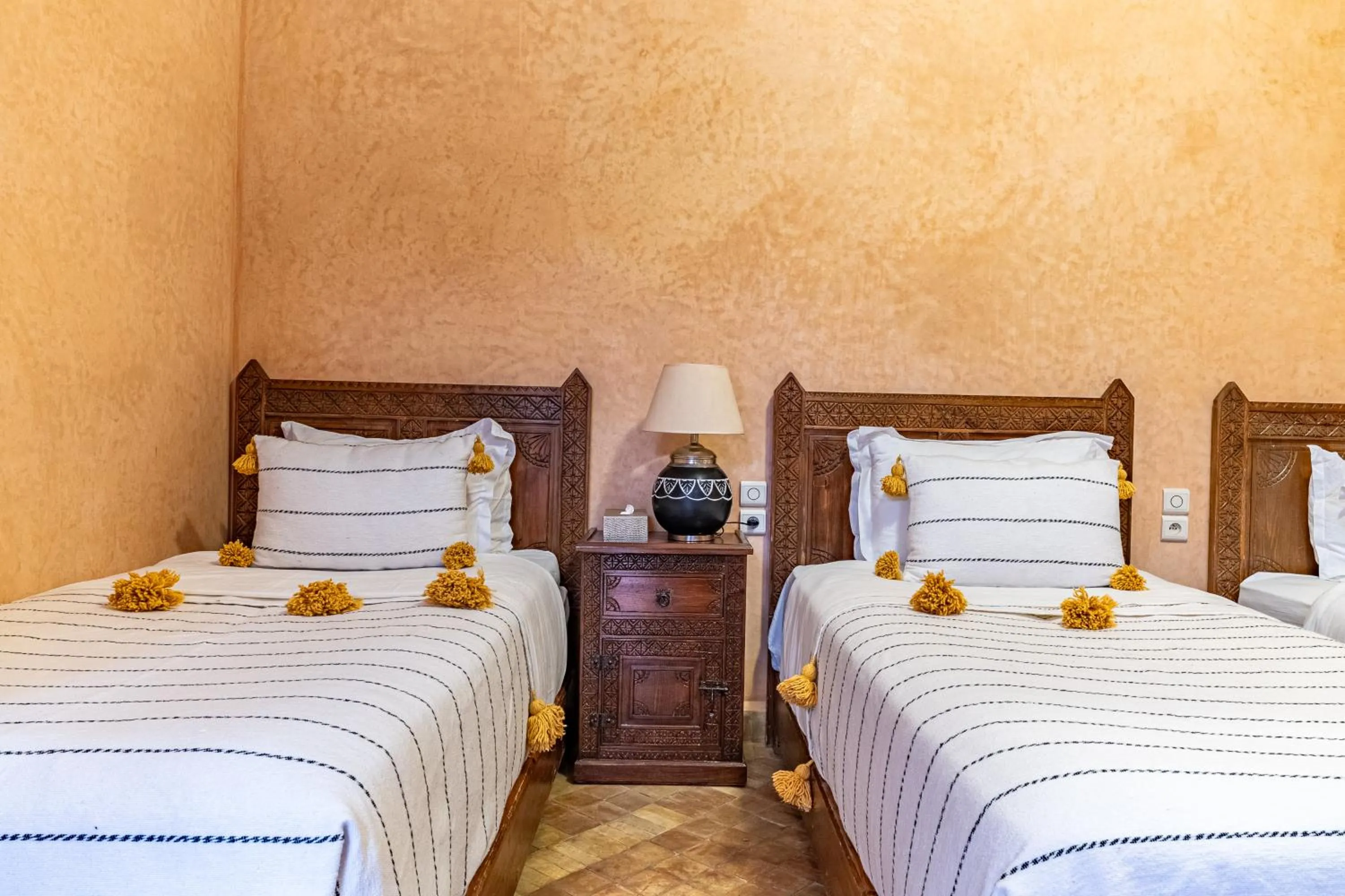 Bed in RIAD VILLA SIDI BABA