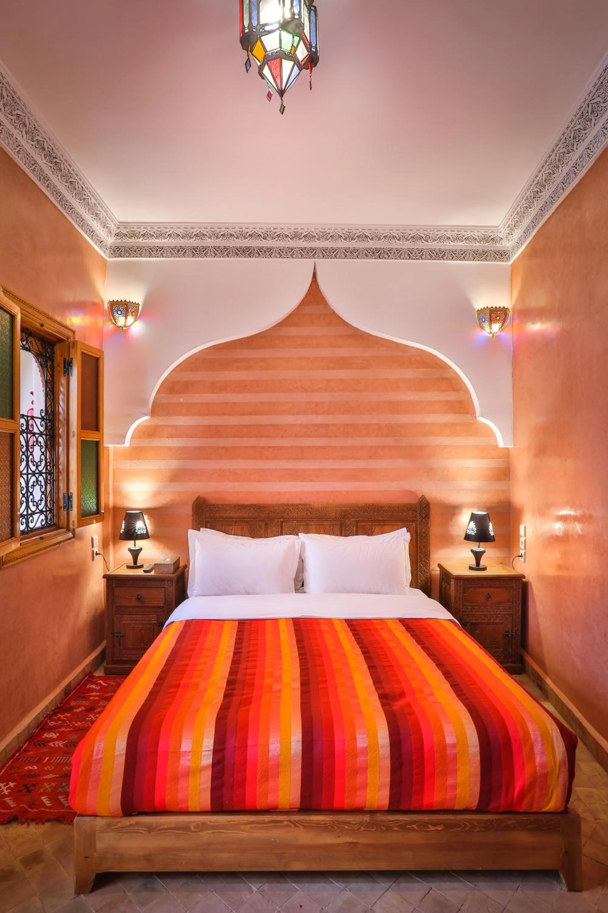Bed in RIAD VILLA SIDI BABA