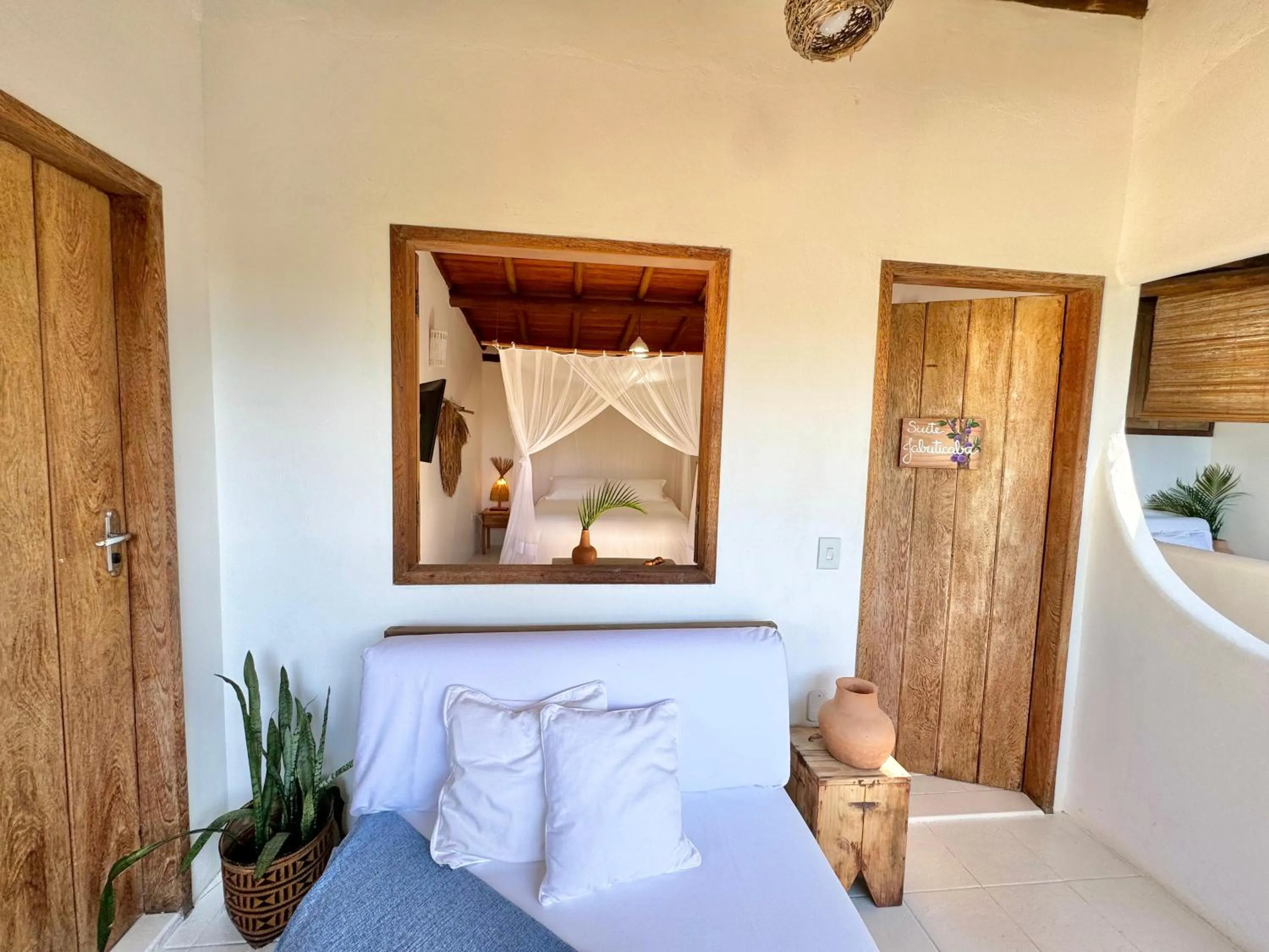 Bed in Casa Rabanete Trancoso