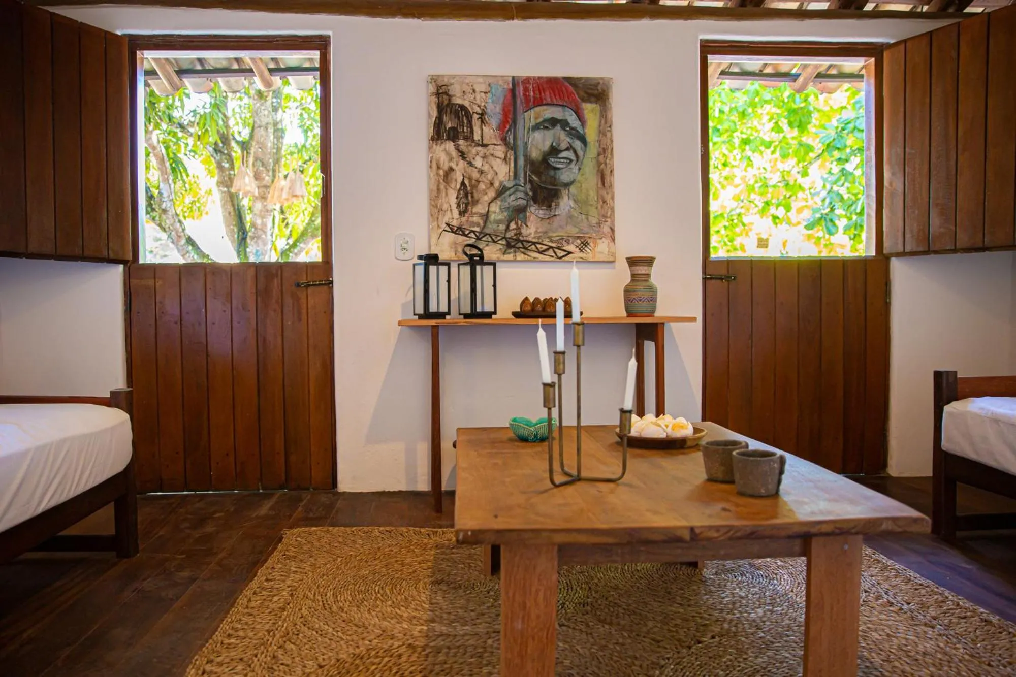 Bed in Casa Rabanete Trancoso