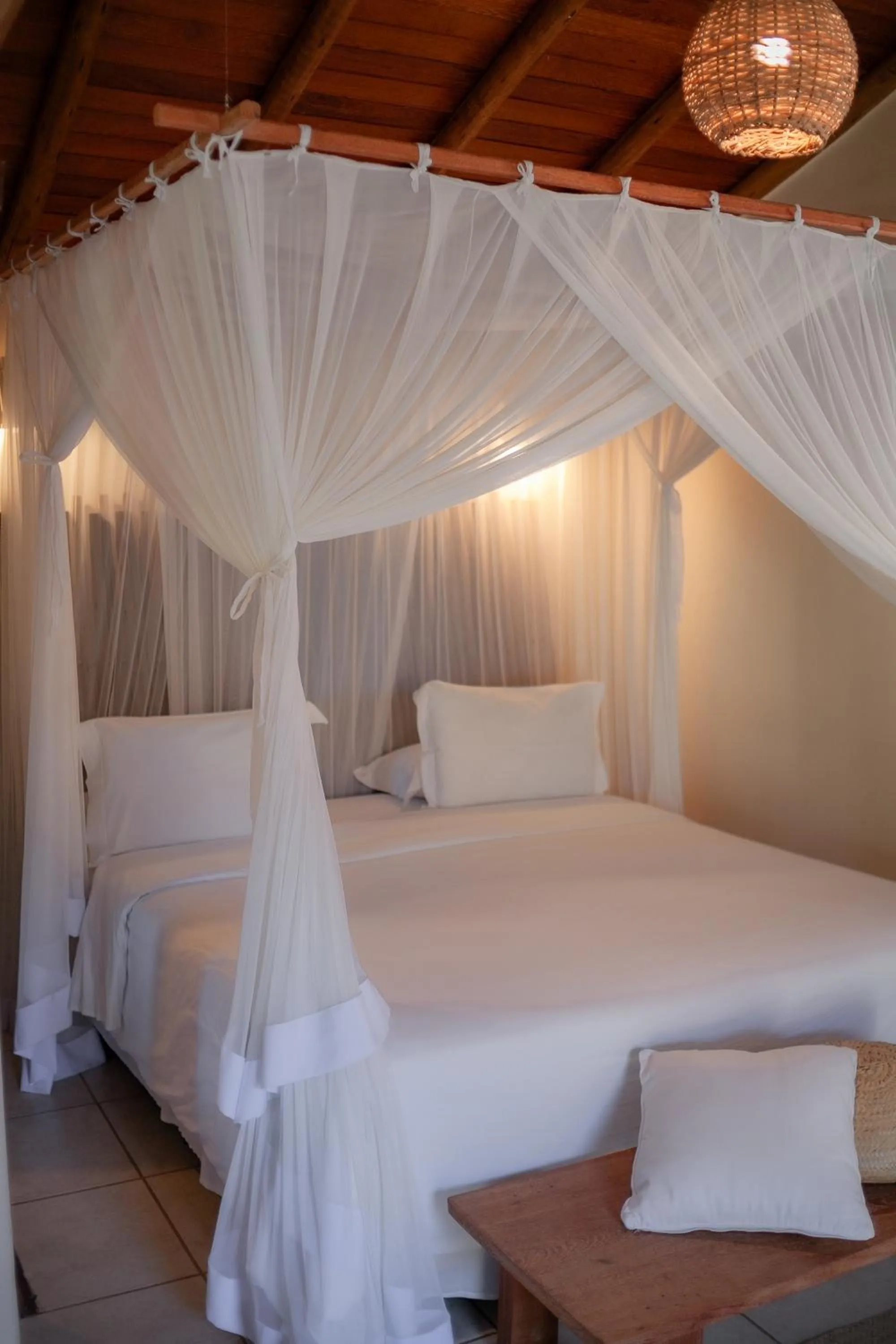 Bed in Casa Rabanete Trancoso