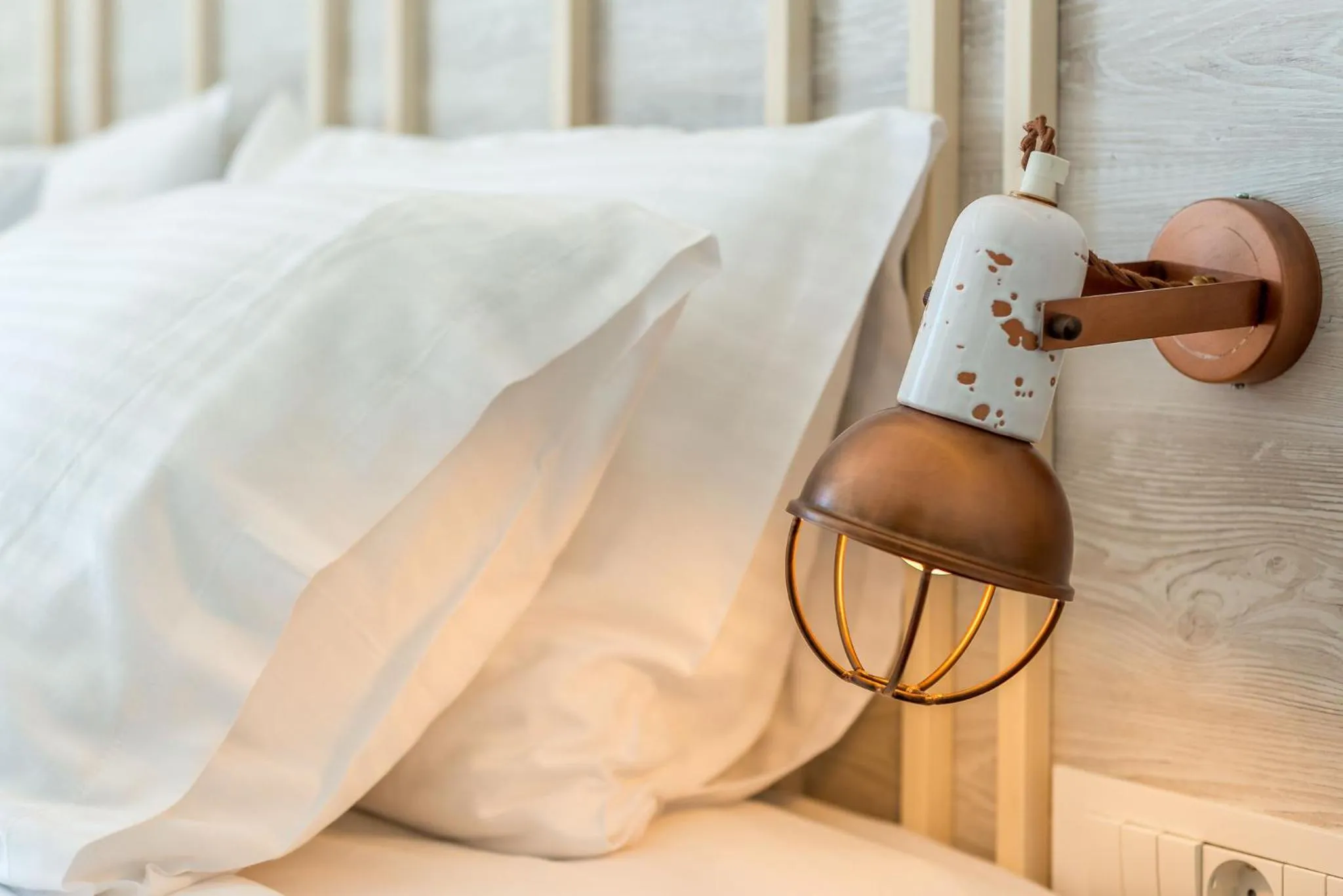 Bed in Livikon by the Sea