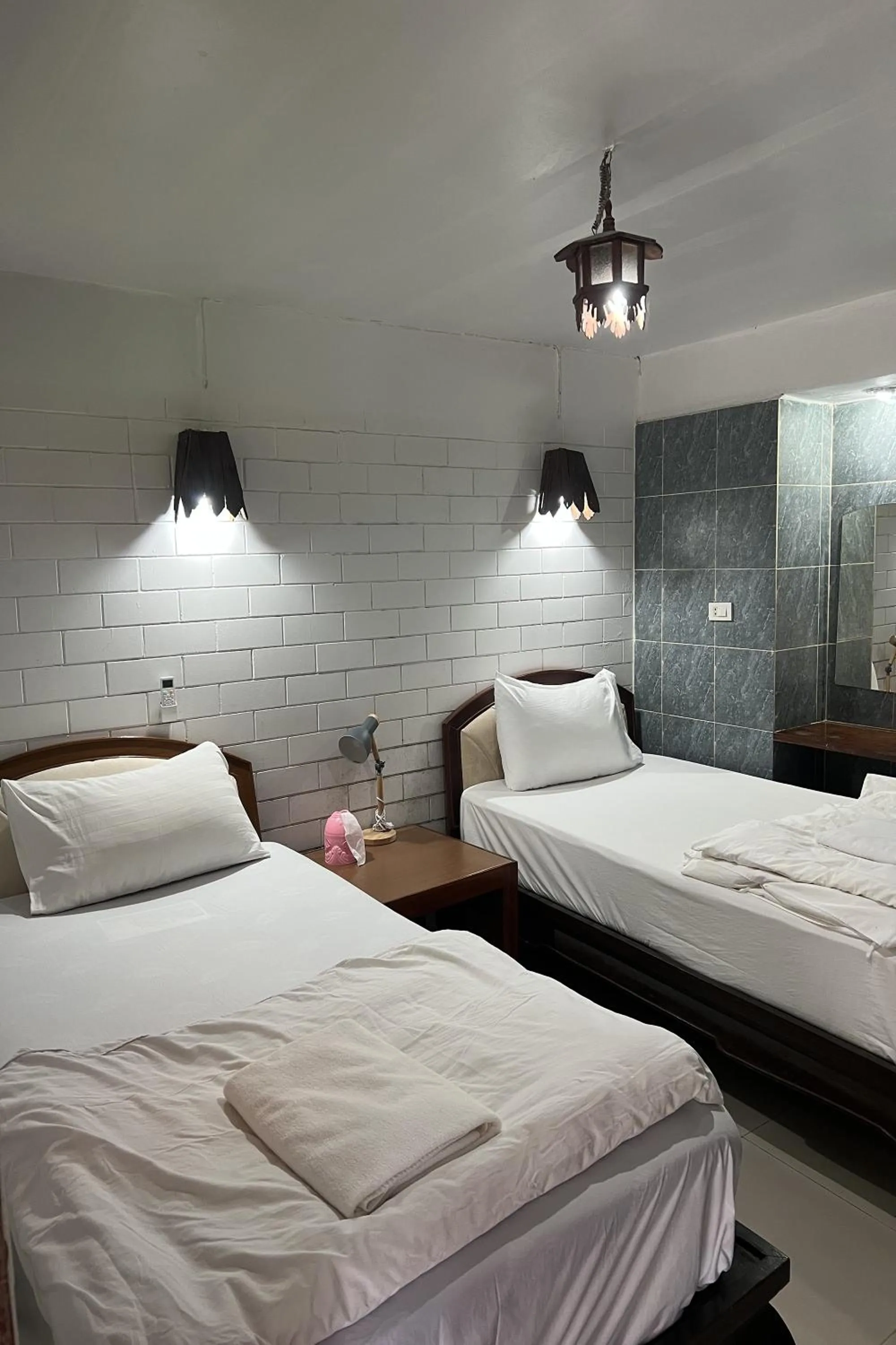 Bed in Baan Lanna Resort