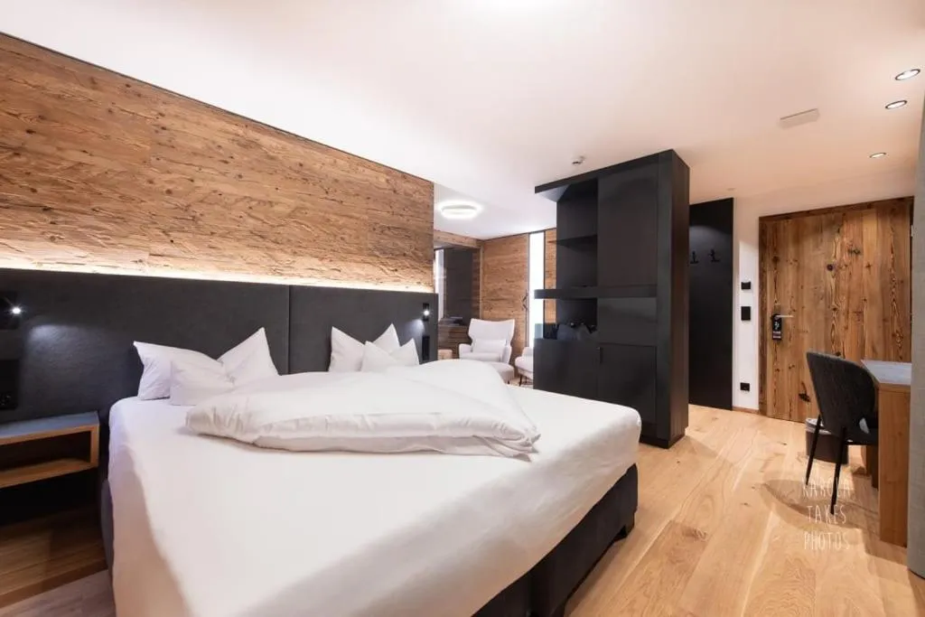 Bed in PETE Alpine Boutique Hotel - klein und fein - Private SPA Suiten und Zimmer