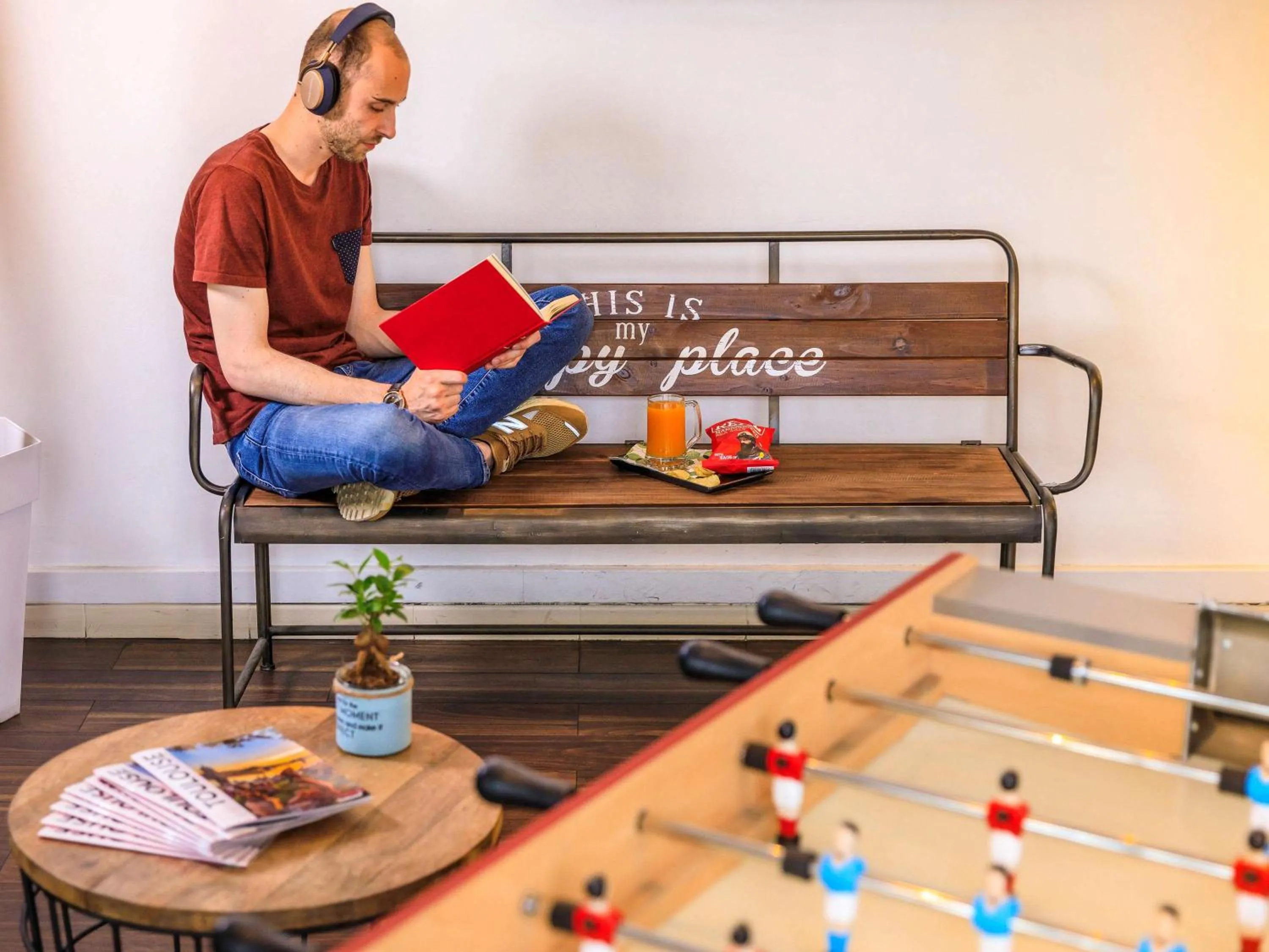 On site in ibis Styles Toulouse Centre Gare