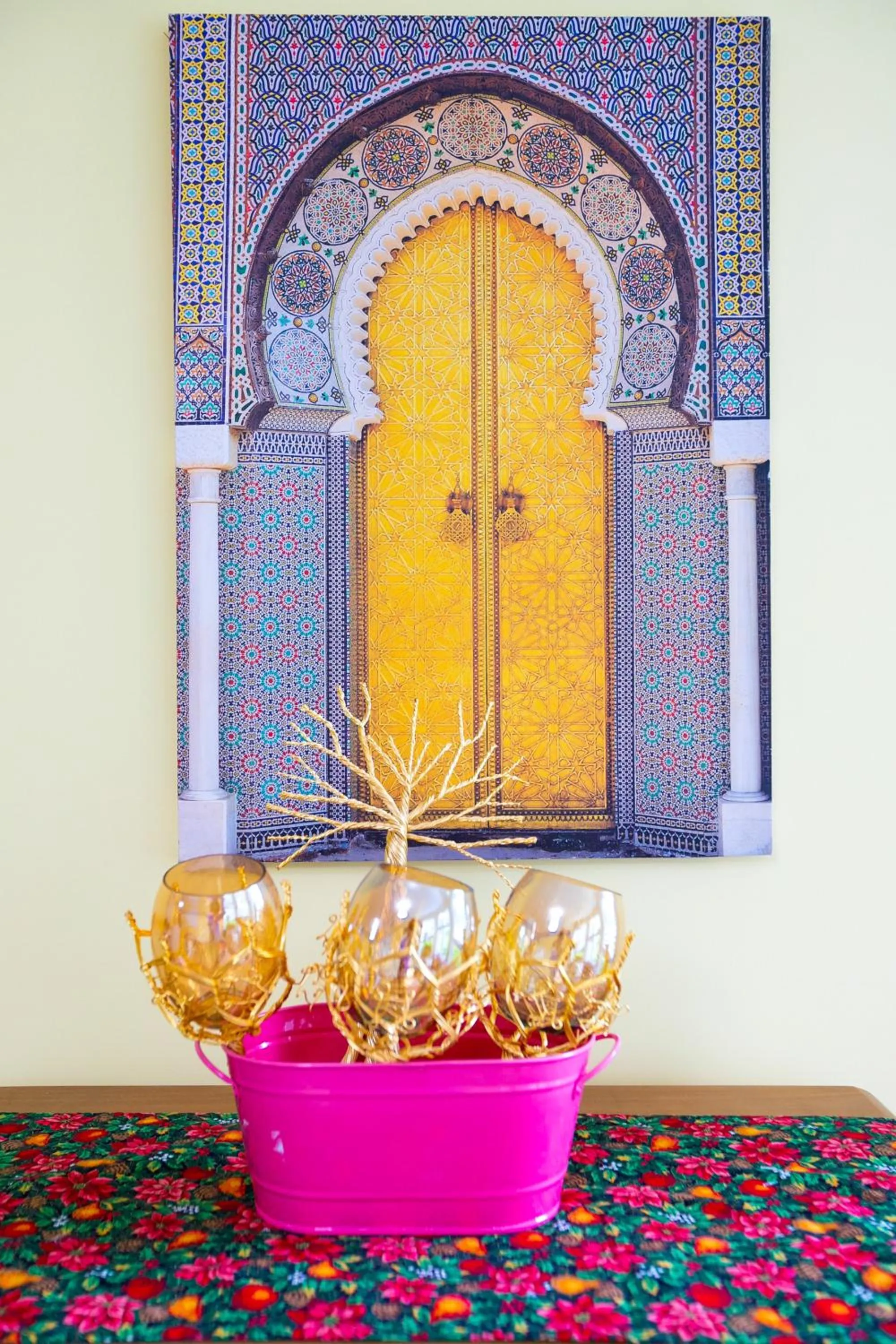 Decorative detail in Lily's garden