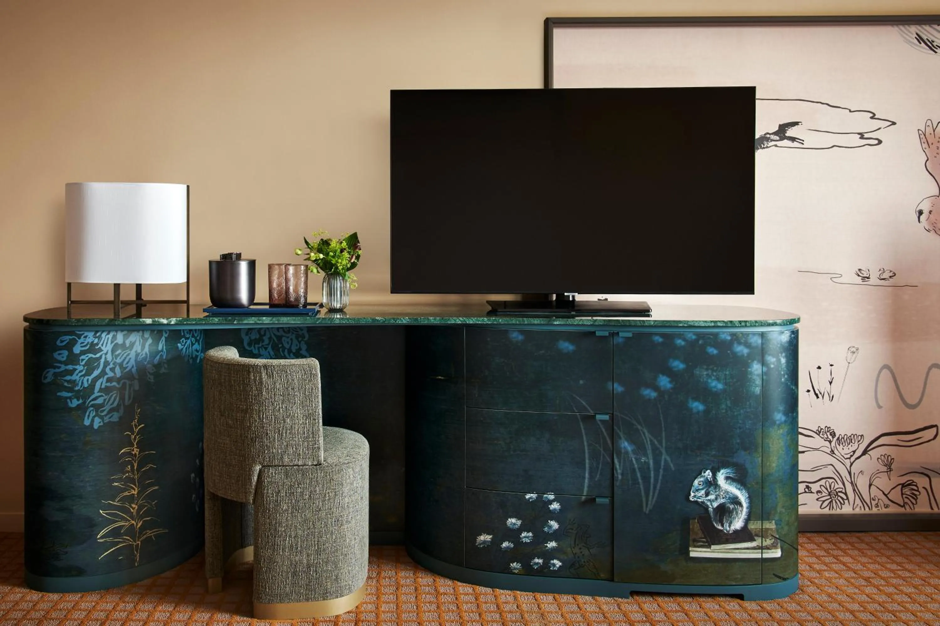 Bedroom in Park Lane New York