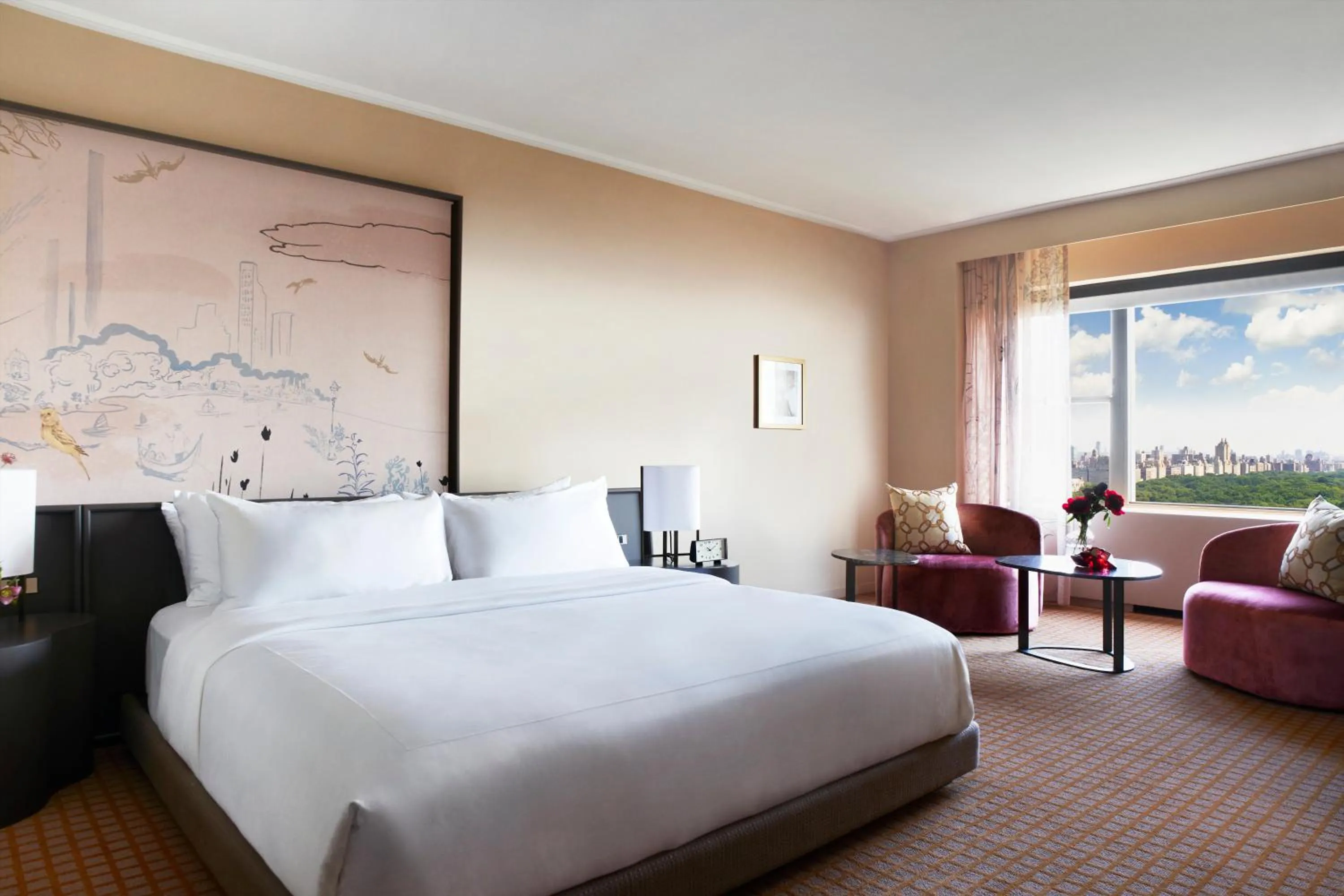 Bedroom, Bed in Park Lane New York