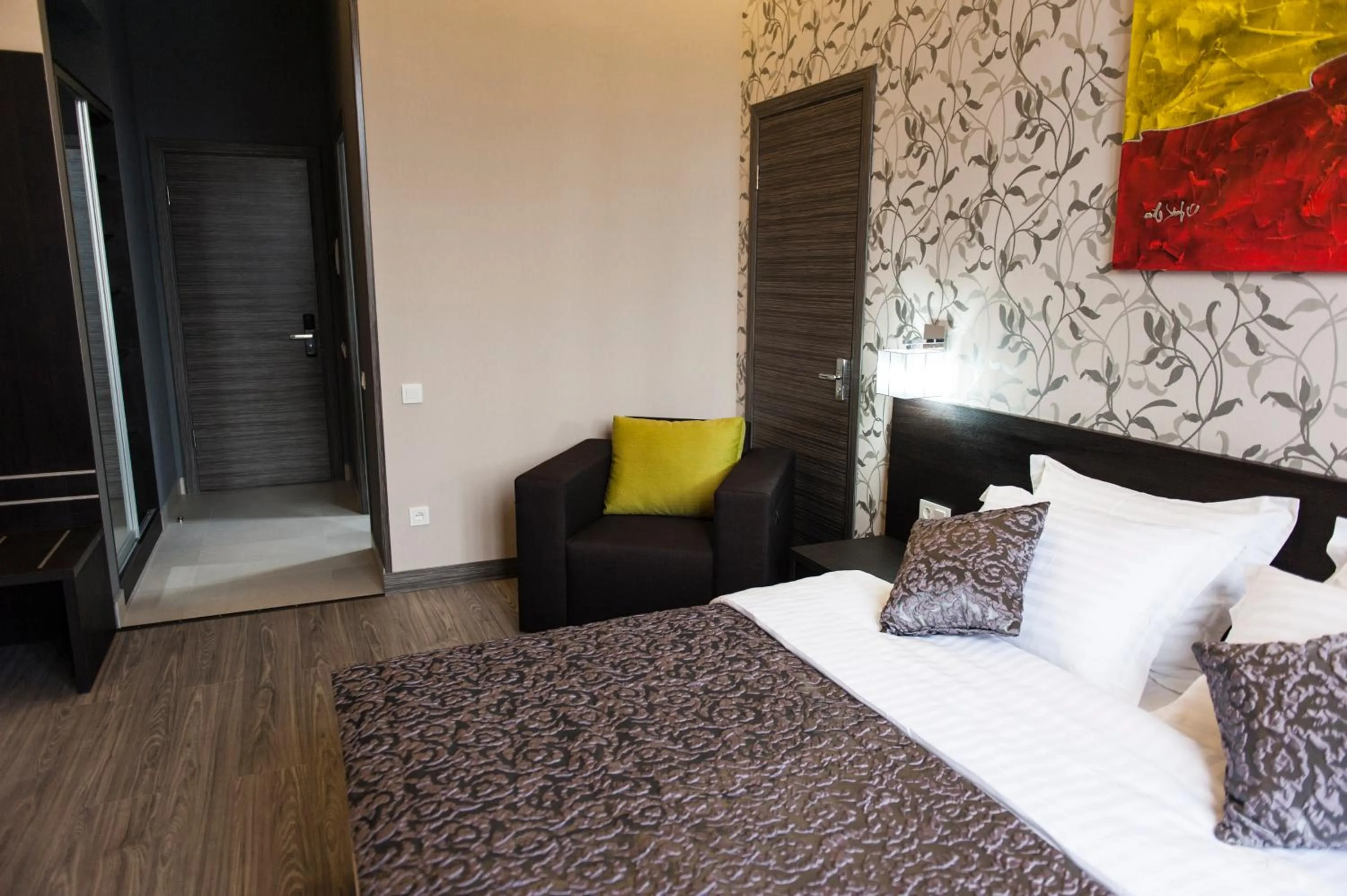 Shower, Bed in Boutique Apart - Hotel iArcadia