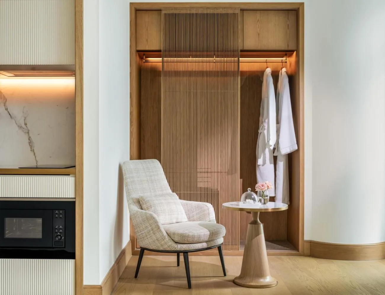 Seating area in Lanson Place Causeway Bay, Hong Kong