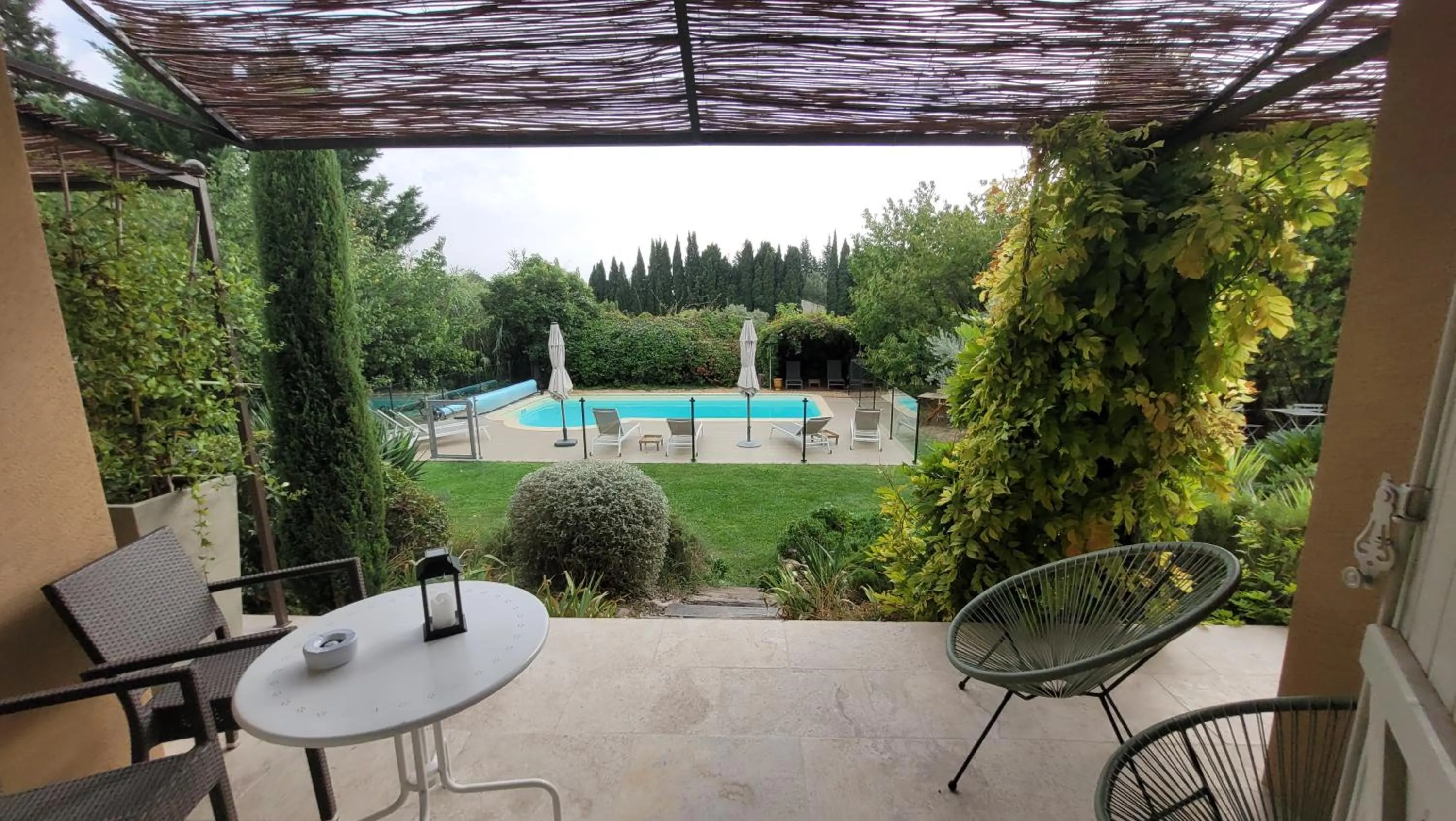 Patio in Mas des Marguerites