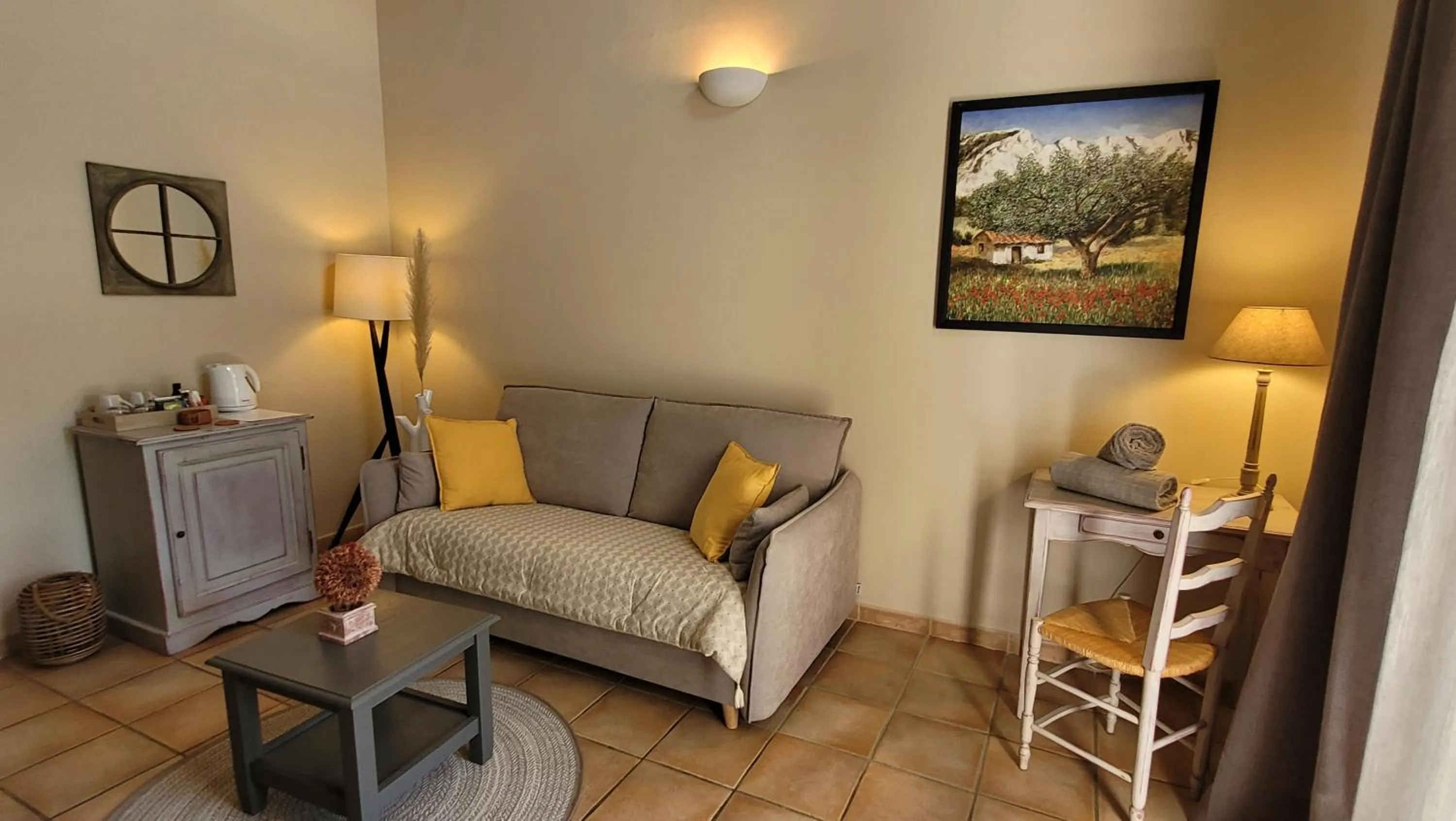 Seating area in Mas des Marguerites