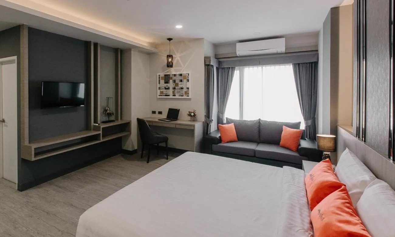 Bed in Arista Hotel Ubon