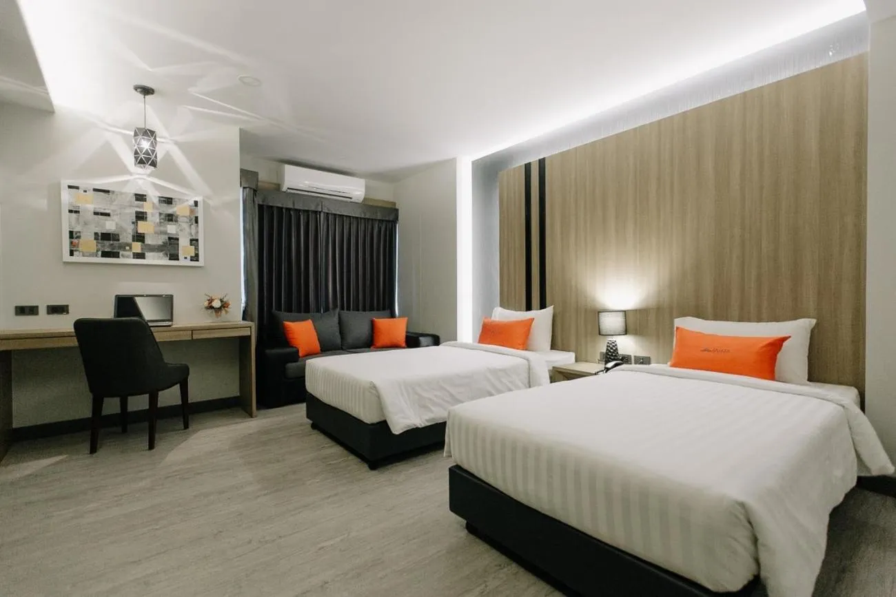 Bed in Arista Hotel Ubon