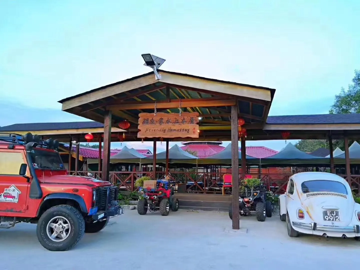 Property building in Gayang Friendly Water House Homestay