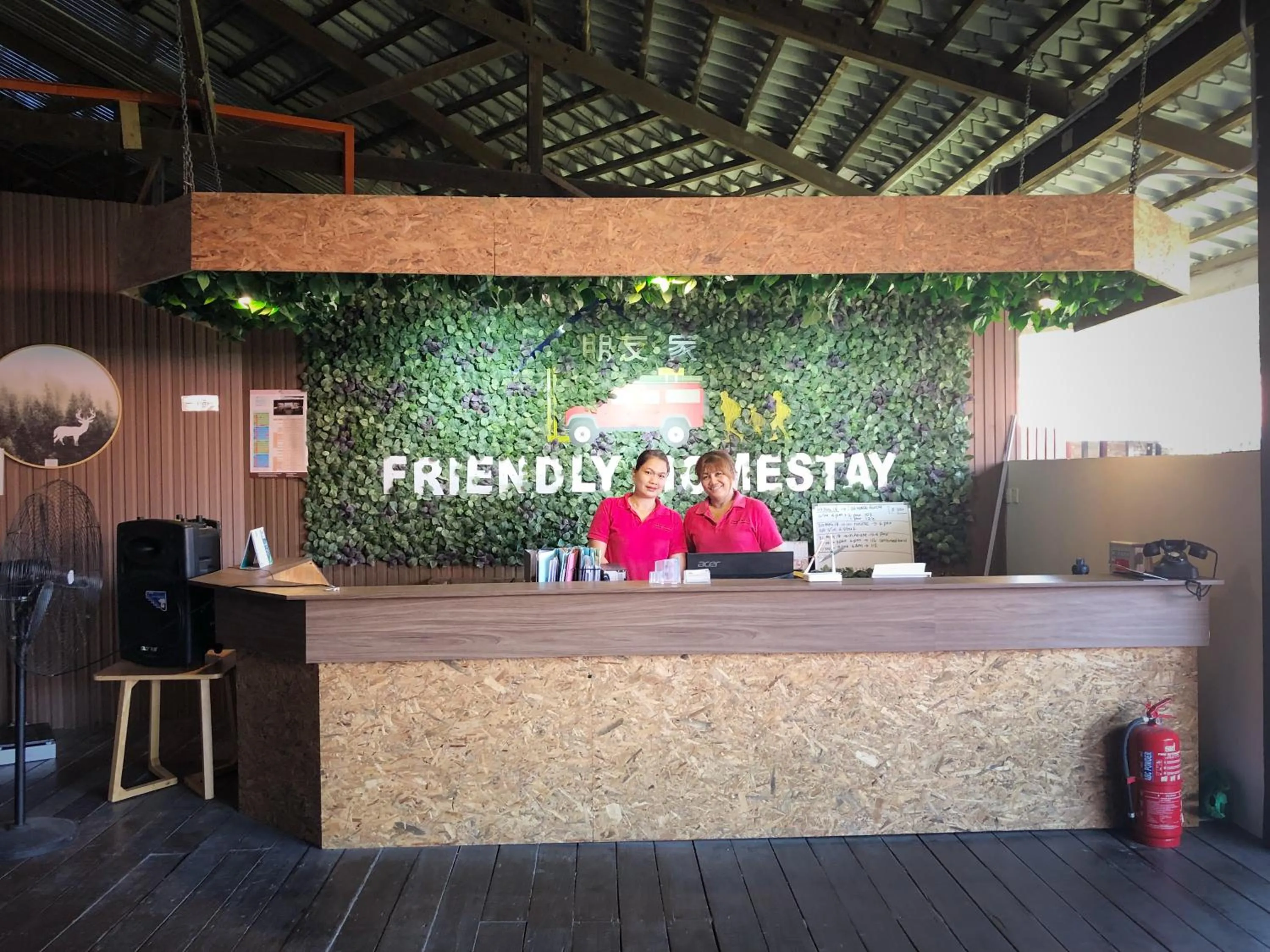 Staff in Gayang Friendly Water House Homestay