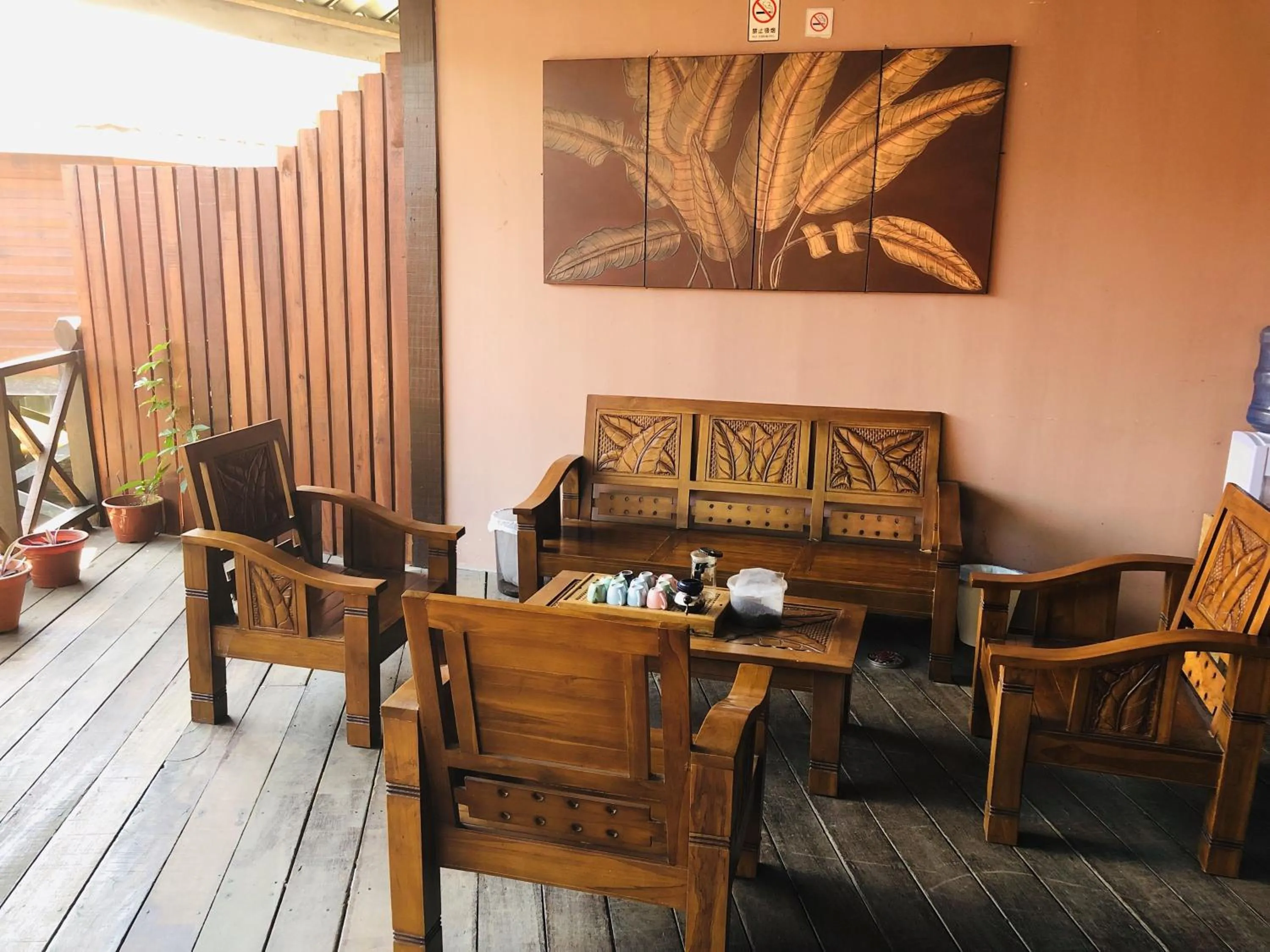 Lobby or reception in Gayang Friendly Water House Homestay