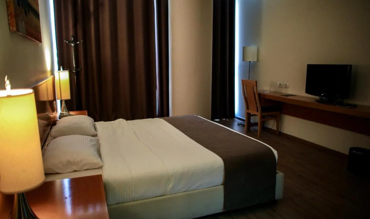 Bed in Caesar Hotel Ramallah