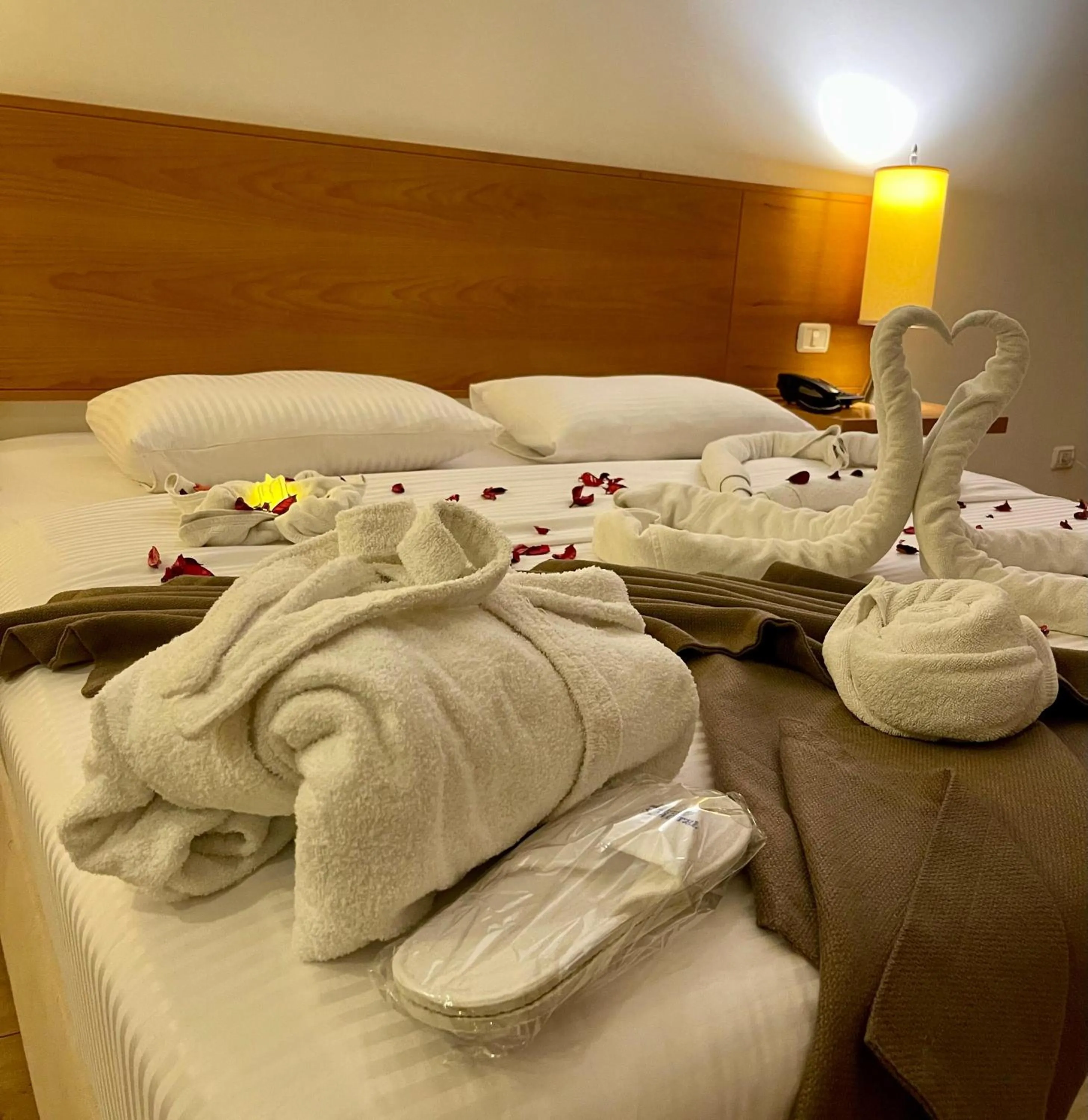 Bed in Caesar Hotel Ramallah