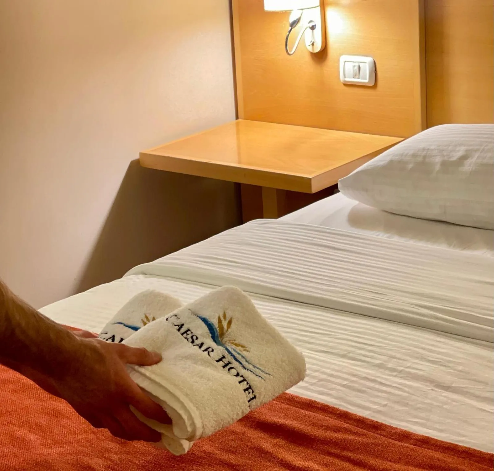 Bed in Caesar Hotel Ramallah