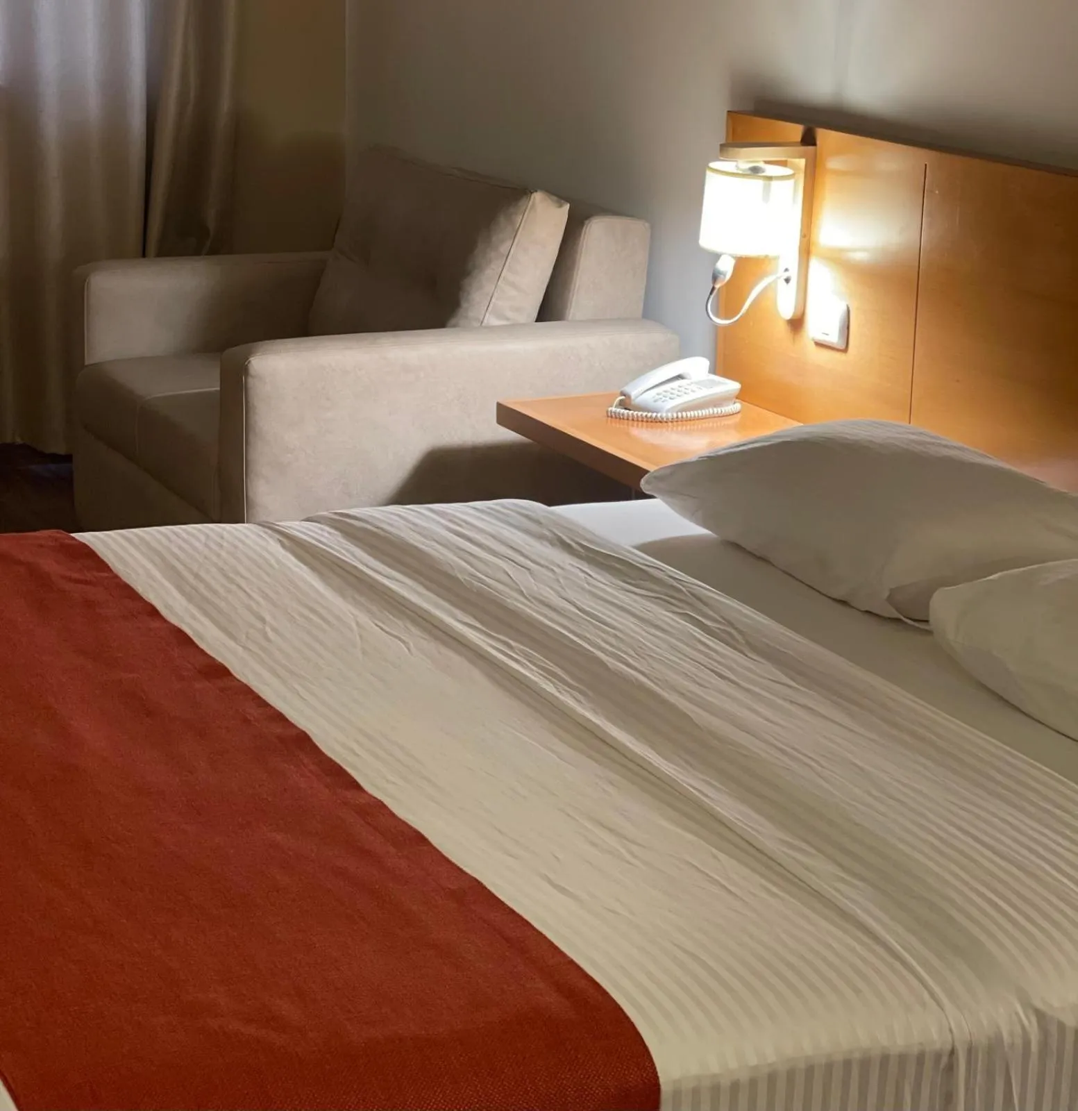 Bed in Caesar Hotel Ramallah