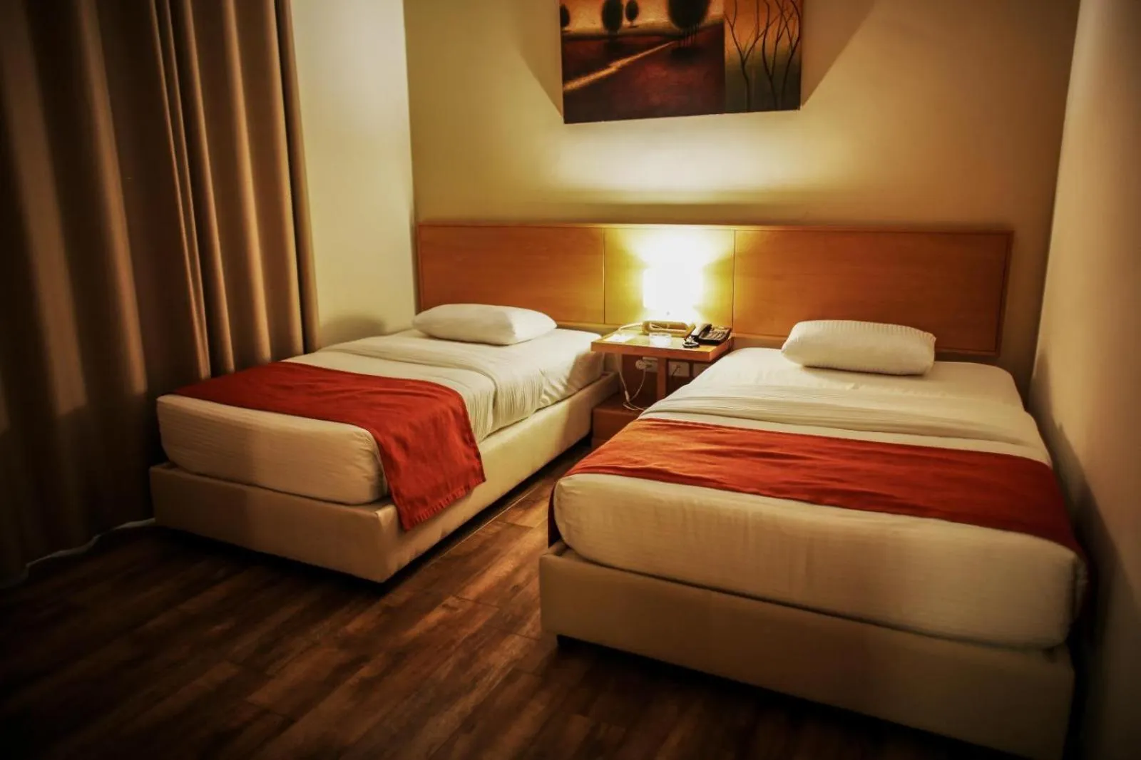 Bed in Caesar Hotel Ramallah