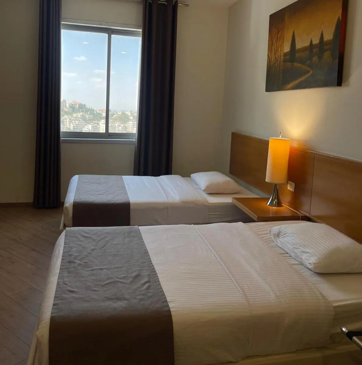 Bed in Caesar Hotel Ramallah