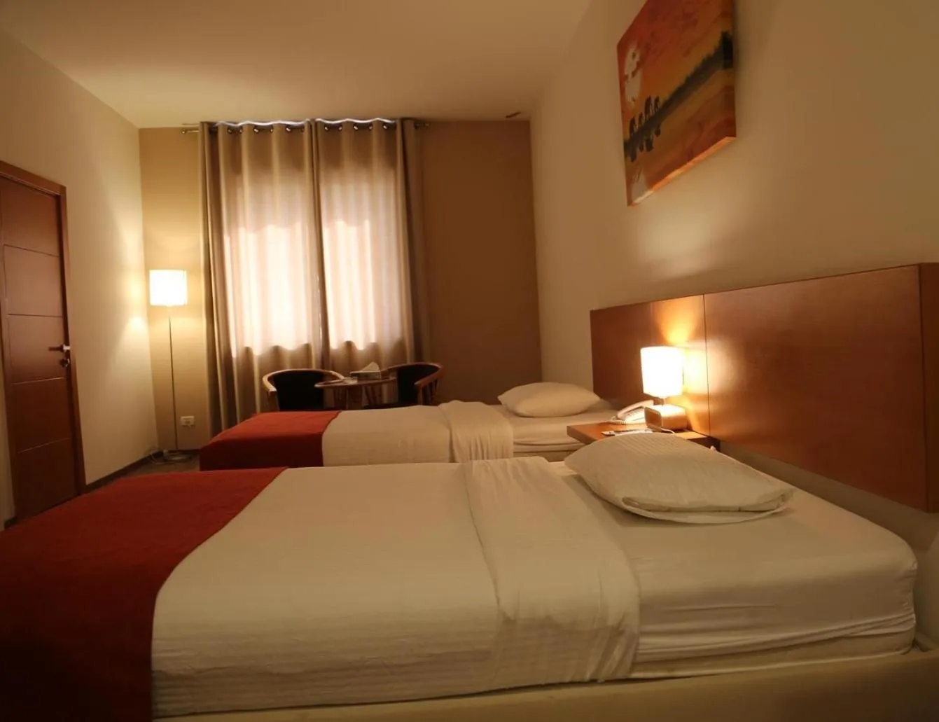 Bed in Caesar Hotel Ramallah