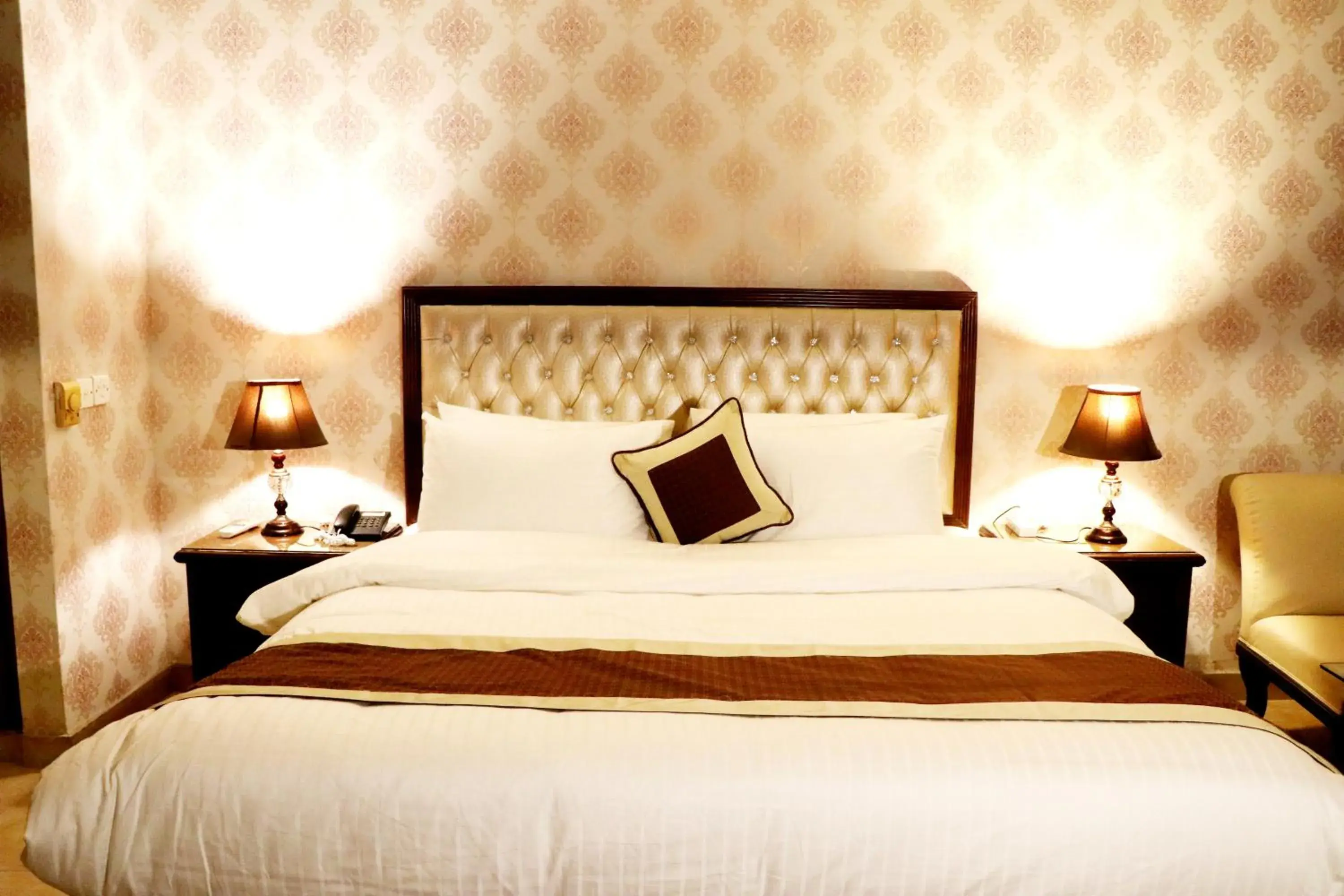 Bed in Shalimar Tower Hotel Lahore Bed in Shalimar Tower Hotel Lahore