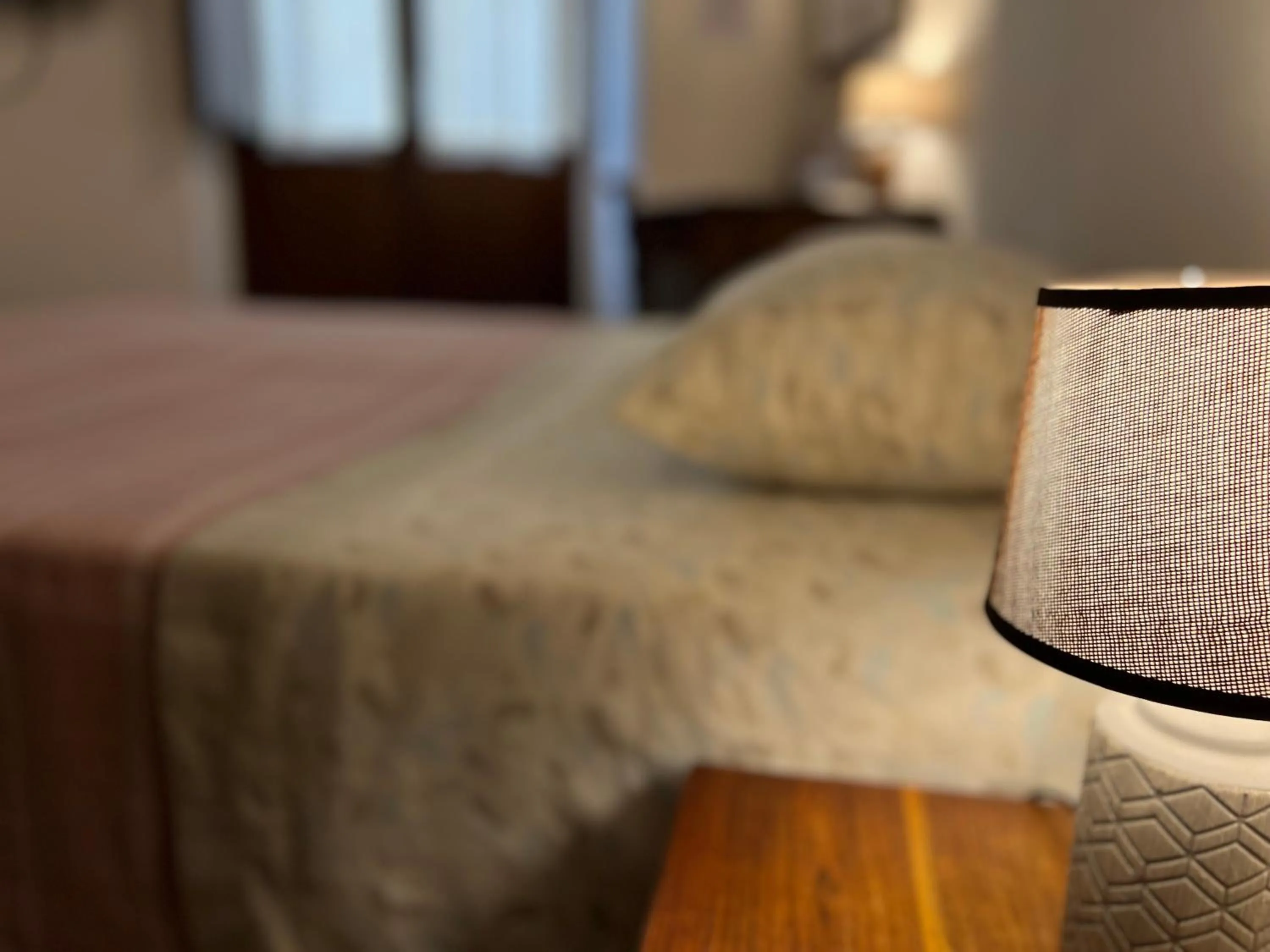 Bed in L'Antica Torre Caralis Holiday